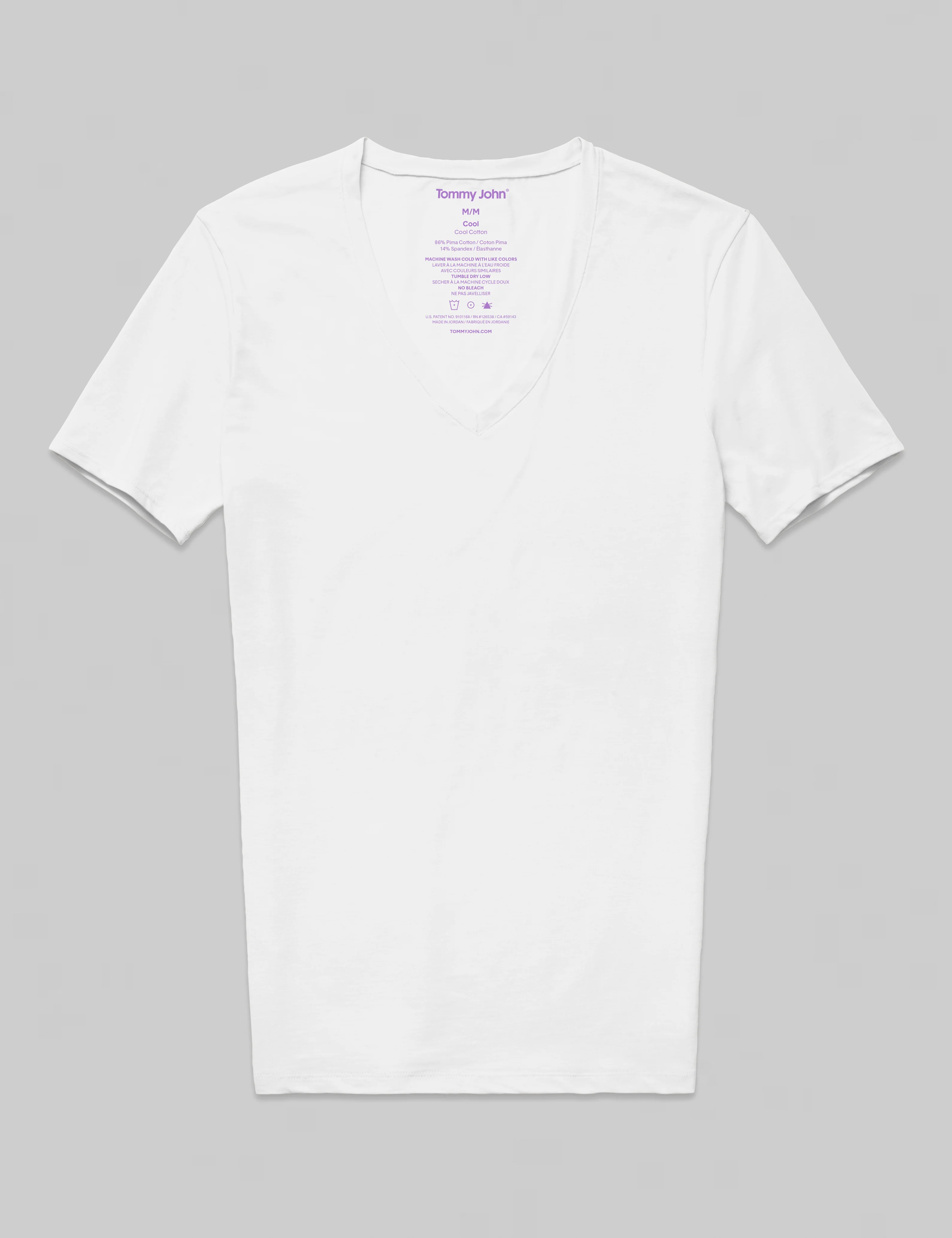 Cool Cotton Deep V-Neck Stay-Tucked Undershirt - Image 10