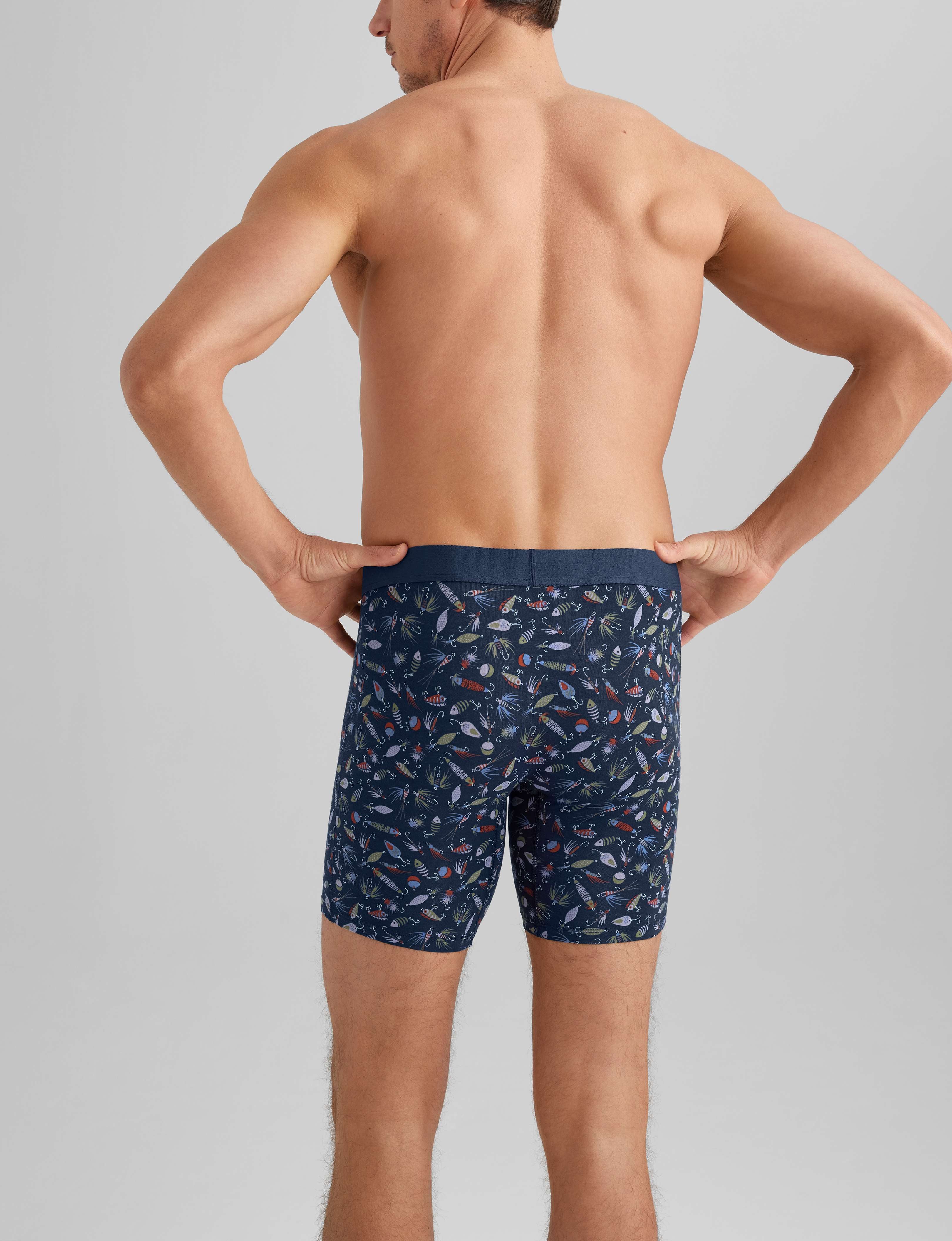 Cool Cotton Mid-Length Boxer Brief 6" (3-Pack) - Image 31