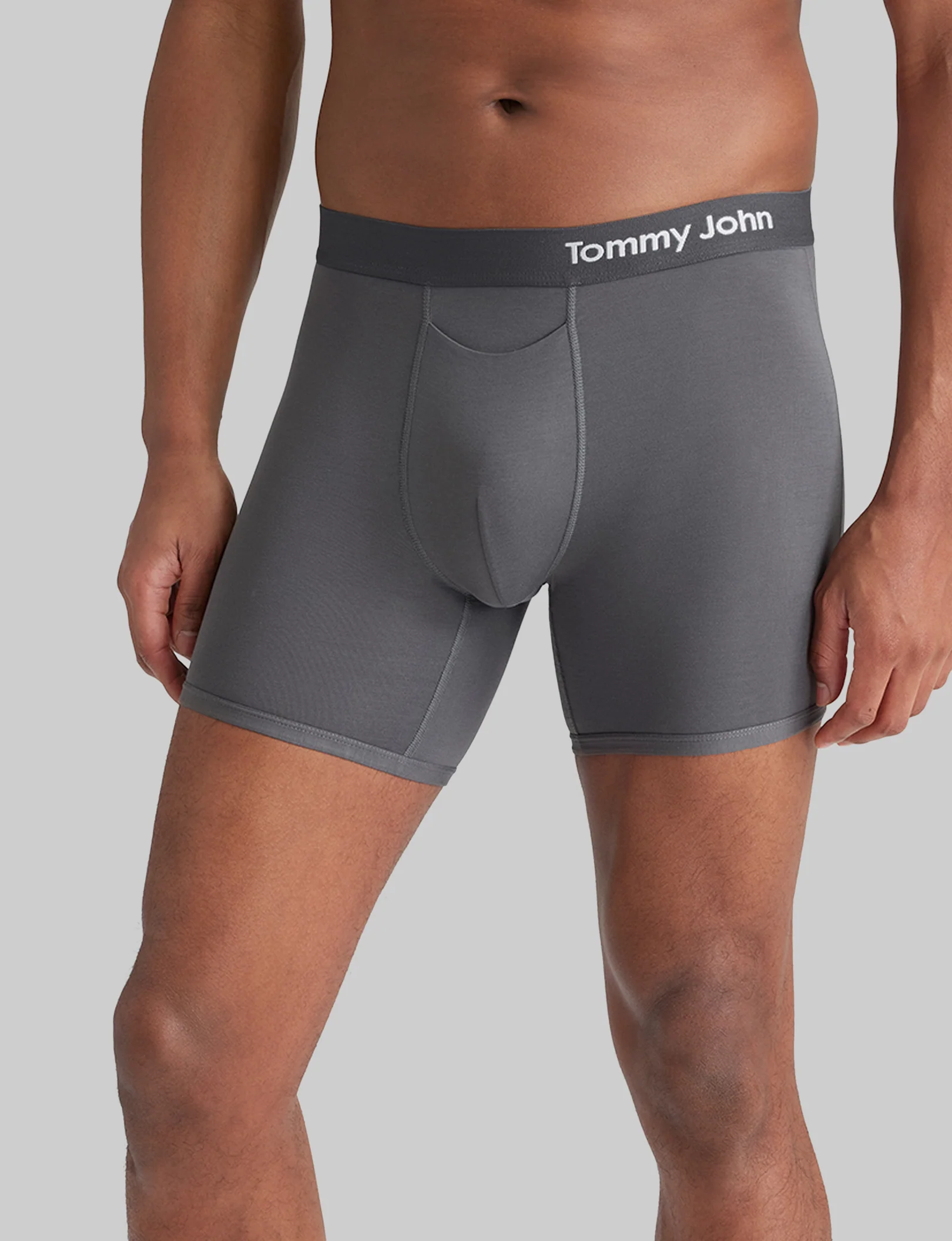 Cool Cotton Mid-Length Boxer Brief 6" - Image 7