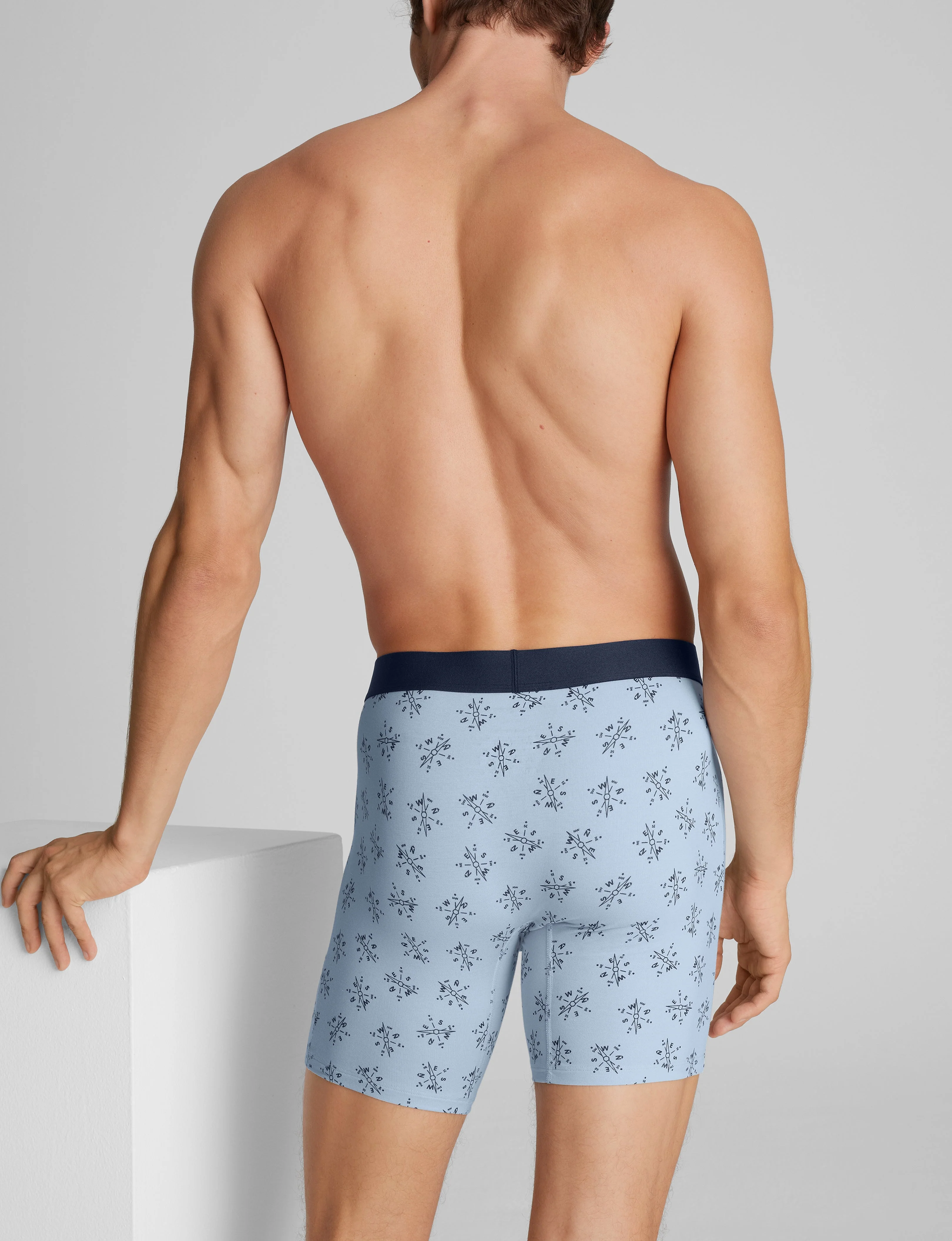 Cool Cotton Mid-Length Boxer Brief 6" - Image 11