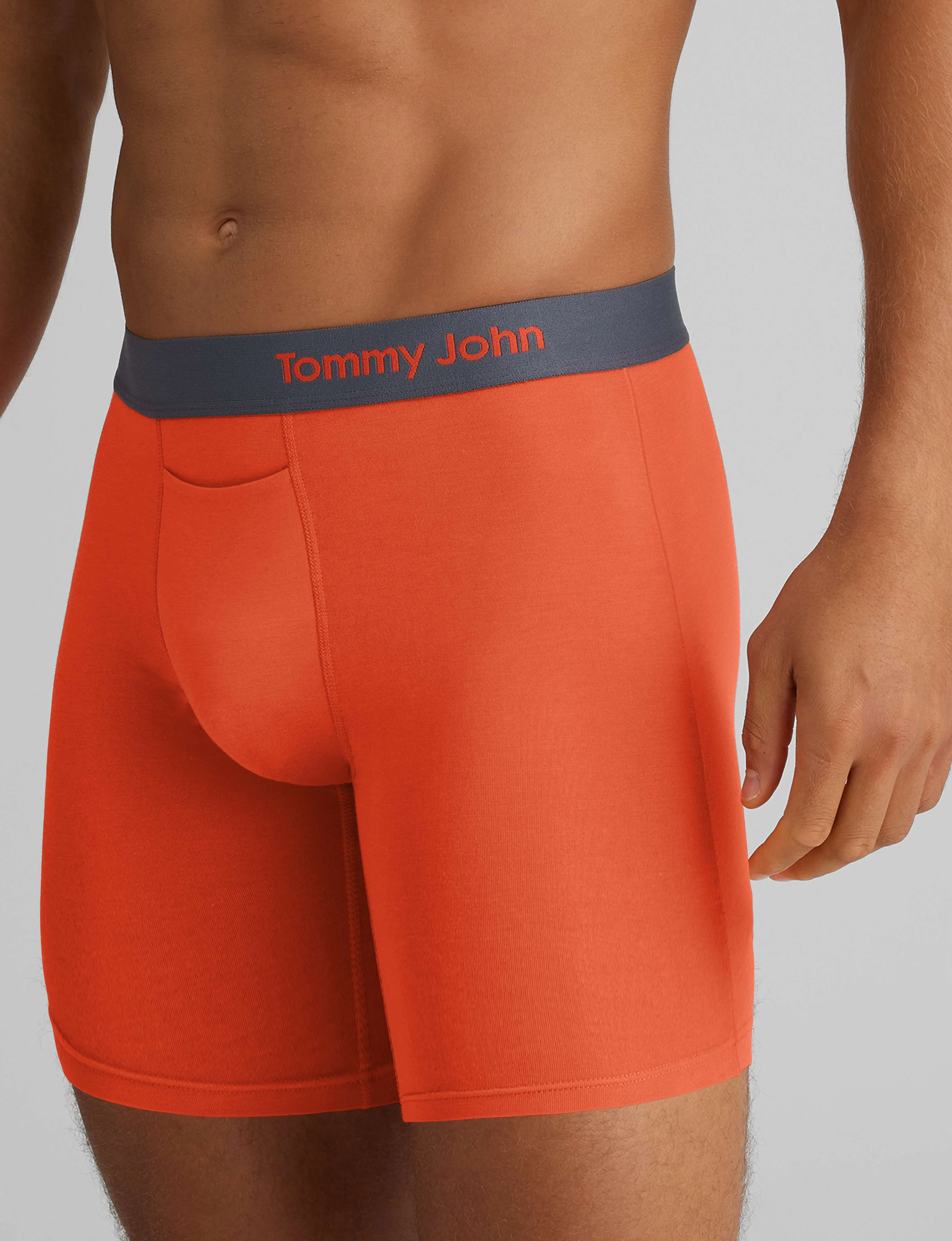 Cool Cotton Mid-Length Boxer Brief 6" - Image 4