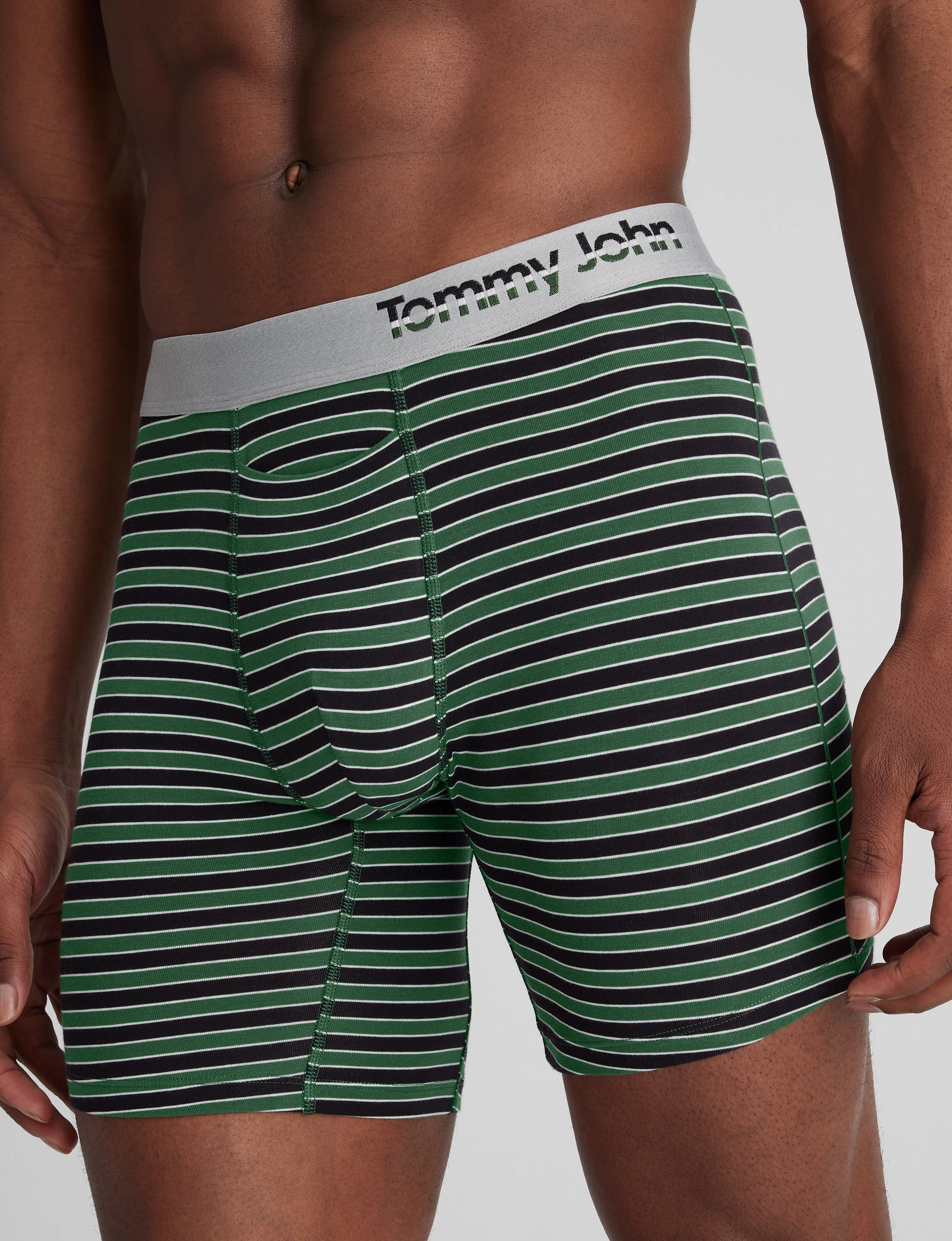 Cool Cotton Mid-Length Boxer Brief 6" - Image 6