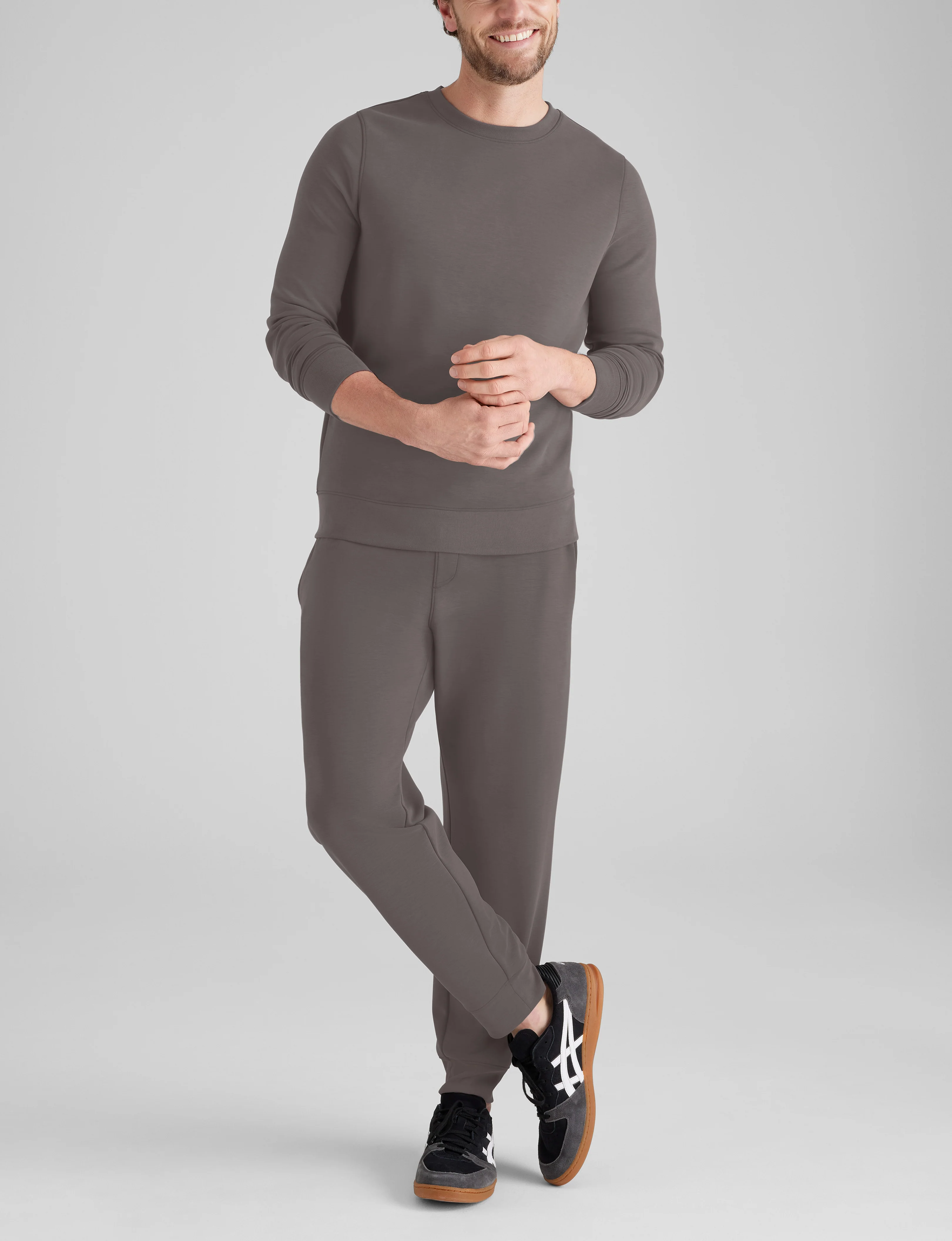 Luxe Traveler Knit Long Sleeve Crew & Jogger Set - Image 6