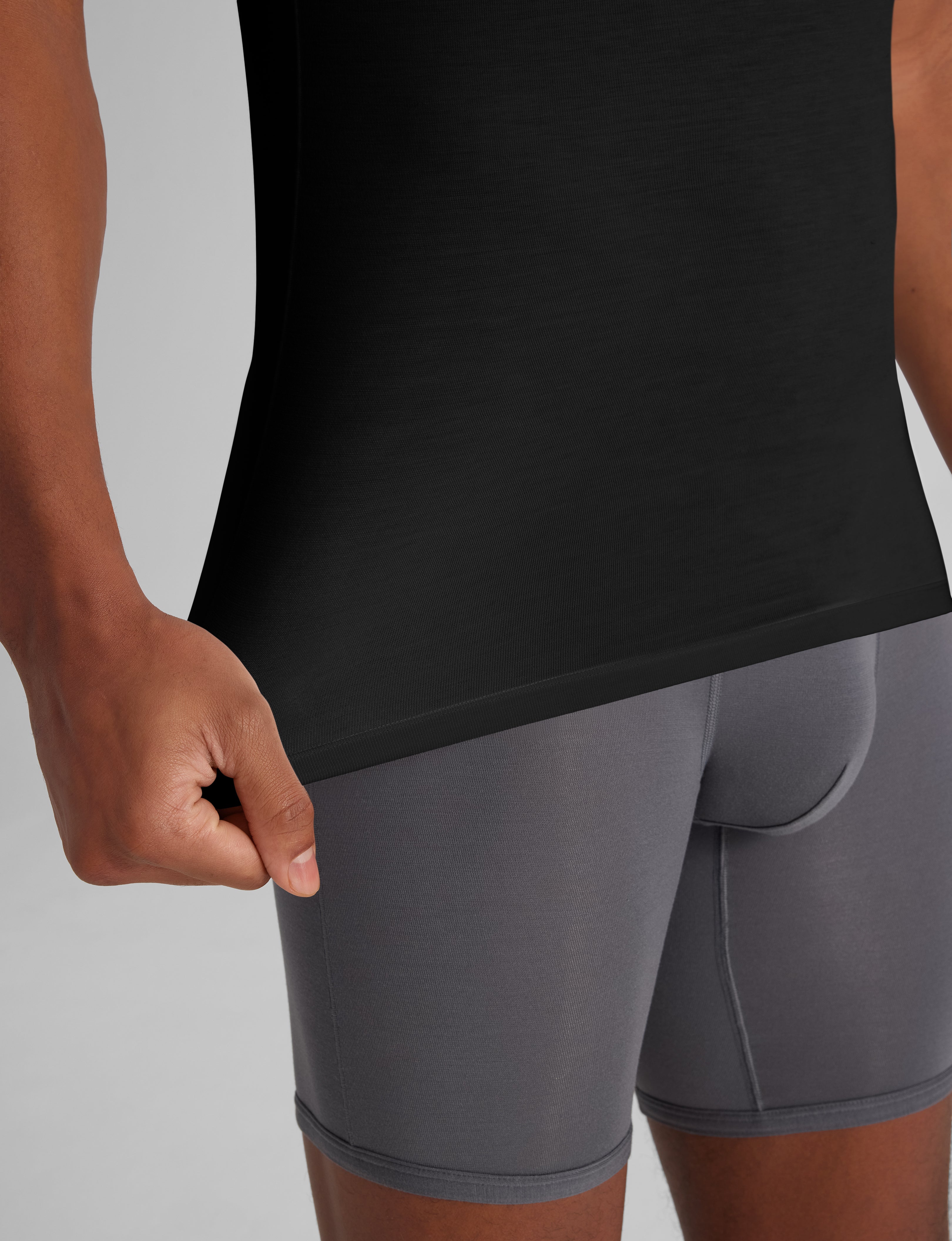 Second Skin Crew Neck Stay-Tucked Undershirt (6-Pack) - Image 5