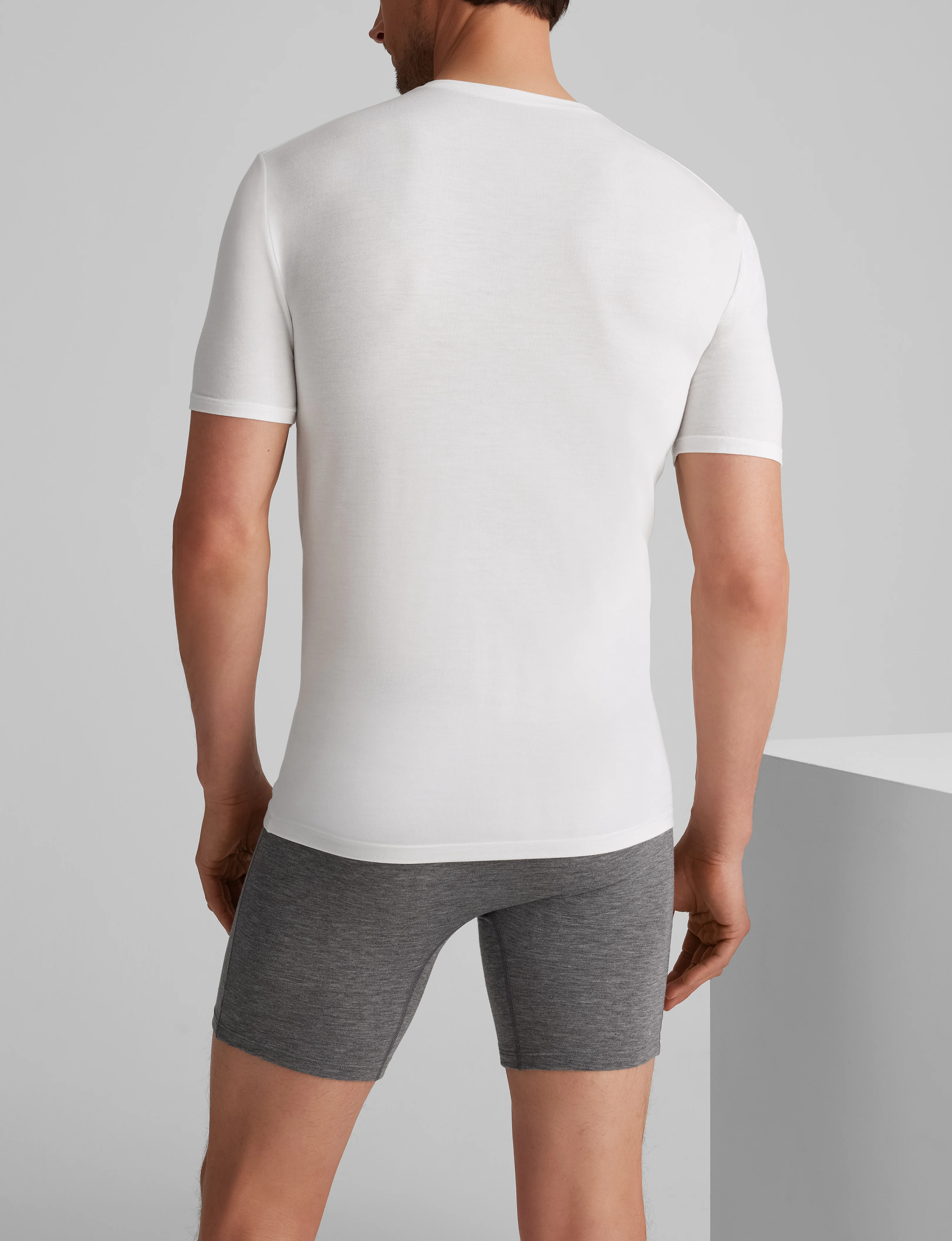 Second Skin High V-Neck Stay-Tucked Undershirt - Image 6