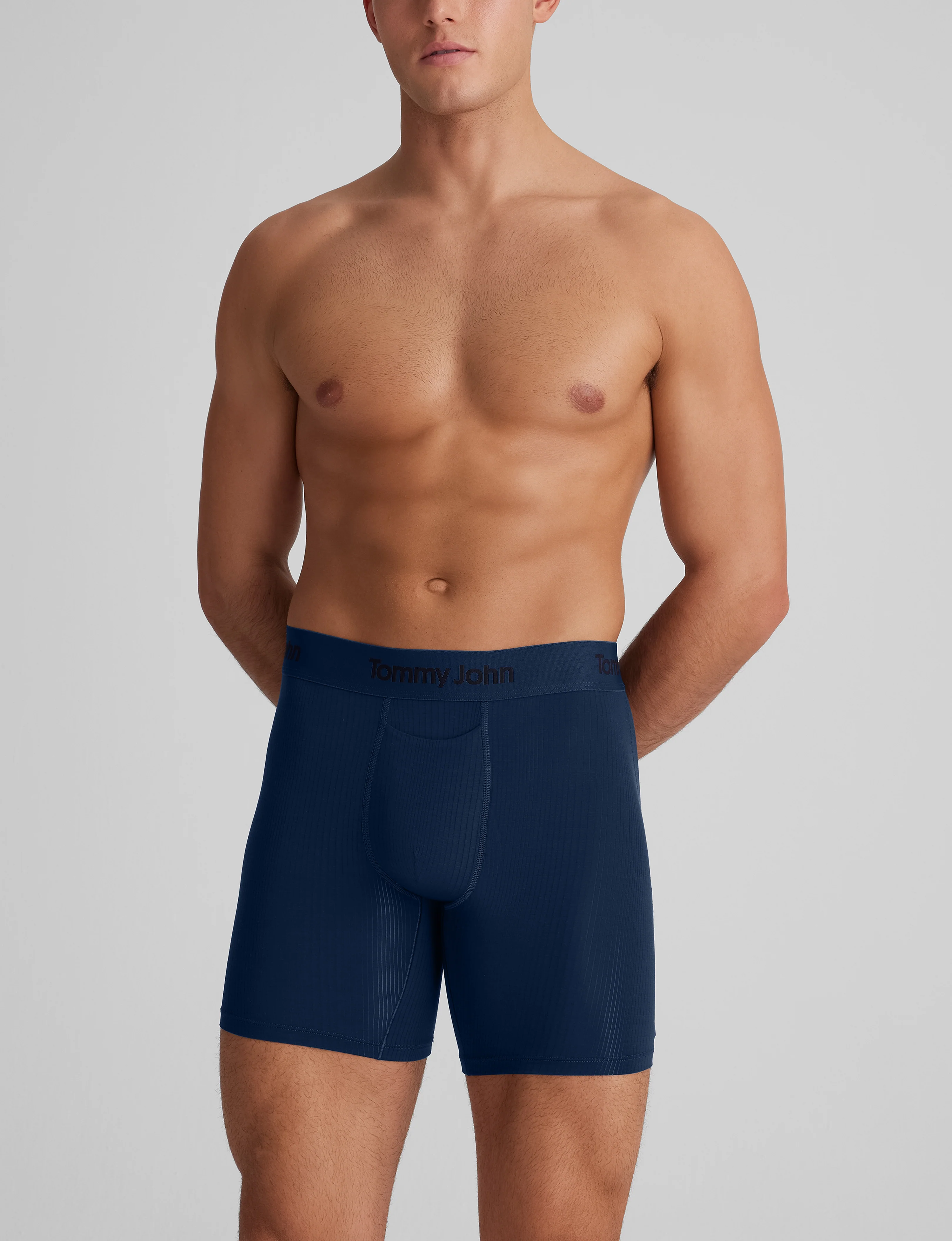 Second Skin Luxe Rib Mid-Length Boxer Brief 6" (3-Pack) - Image 18