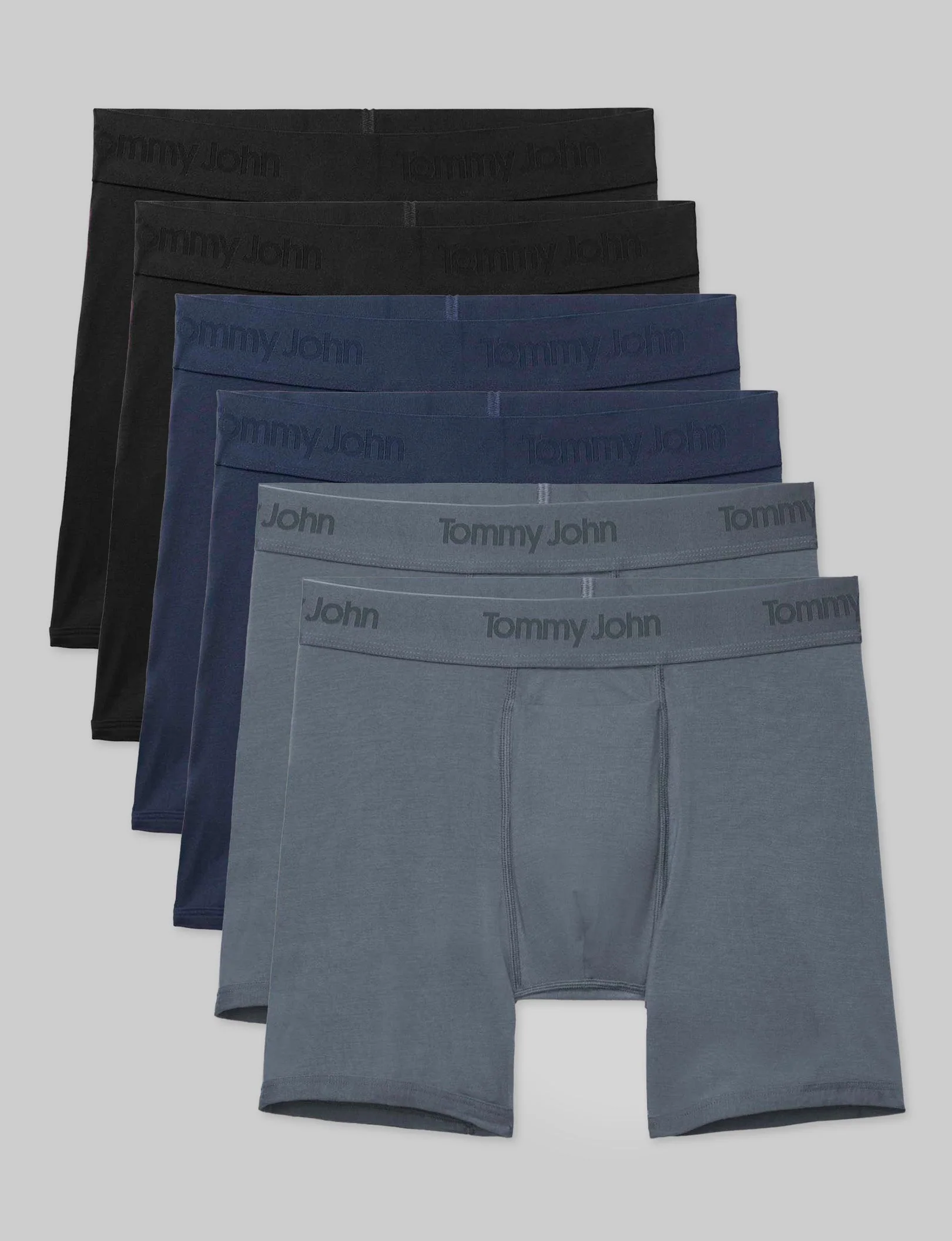 Second Skin Mid-Length Boxer Brief 6" (6-Pack) - Image 3