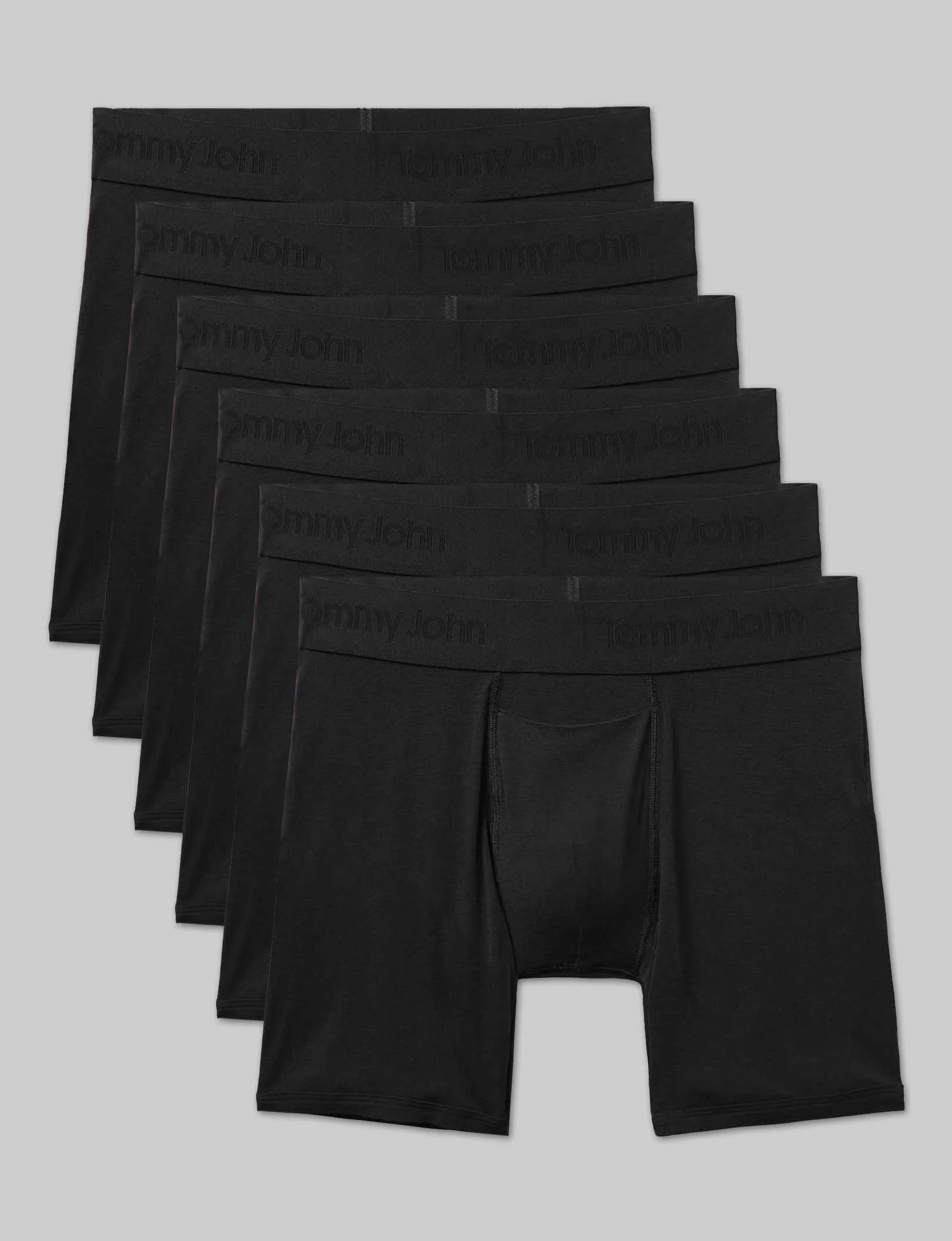 Second Skin Mid-Length Boxer Brief 6" (6-Pack) - Image 4