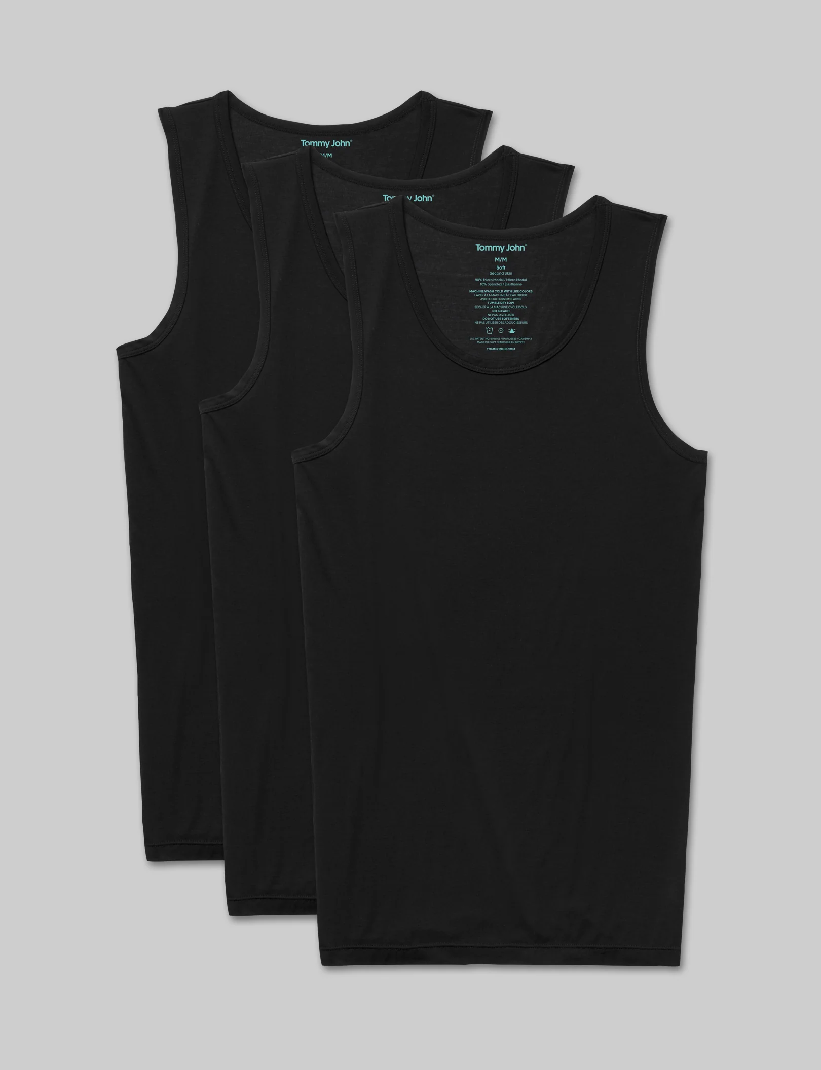 Second Skin Tank Stay-Tucked Undershirt (3-Pack) - Image 2
