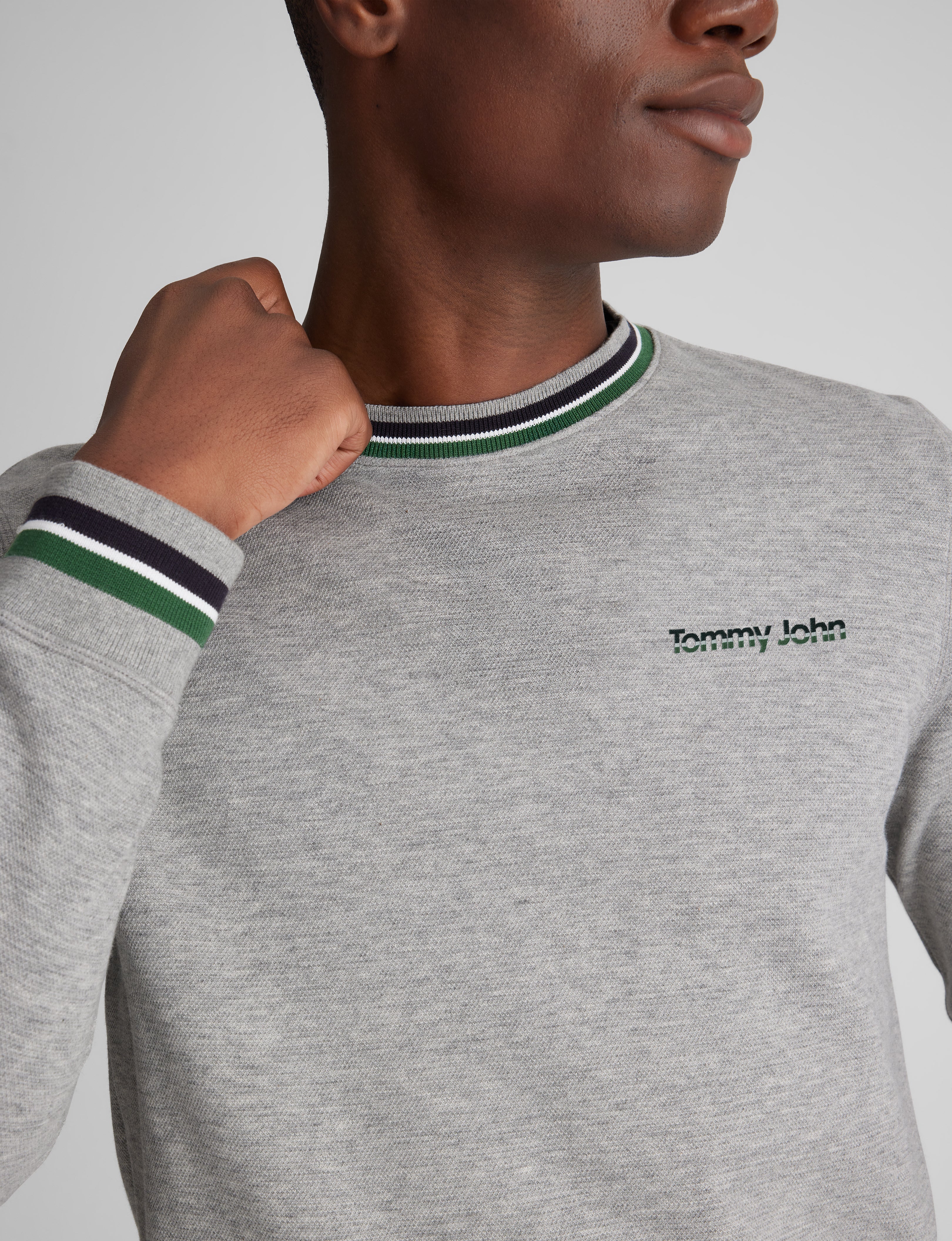 Varsity Stripe Crewneck Sweatshirt - Image 6