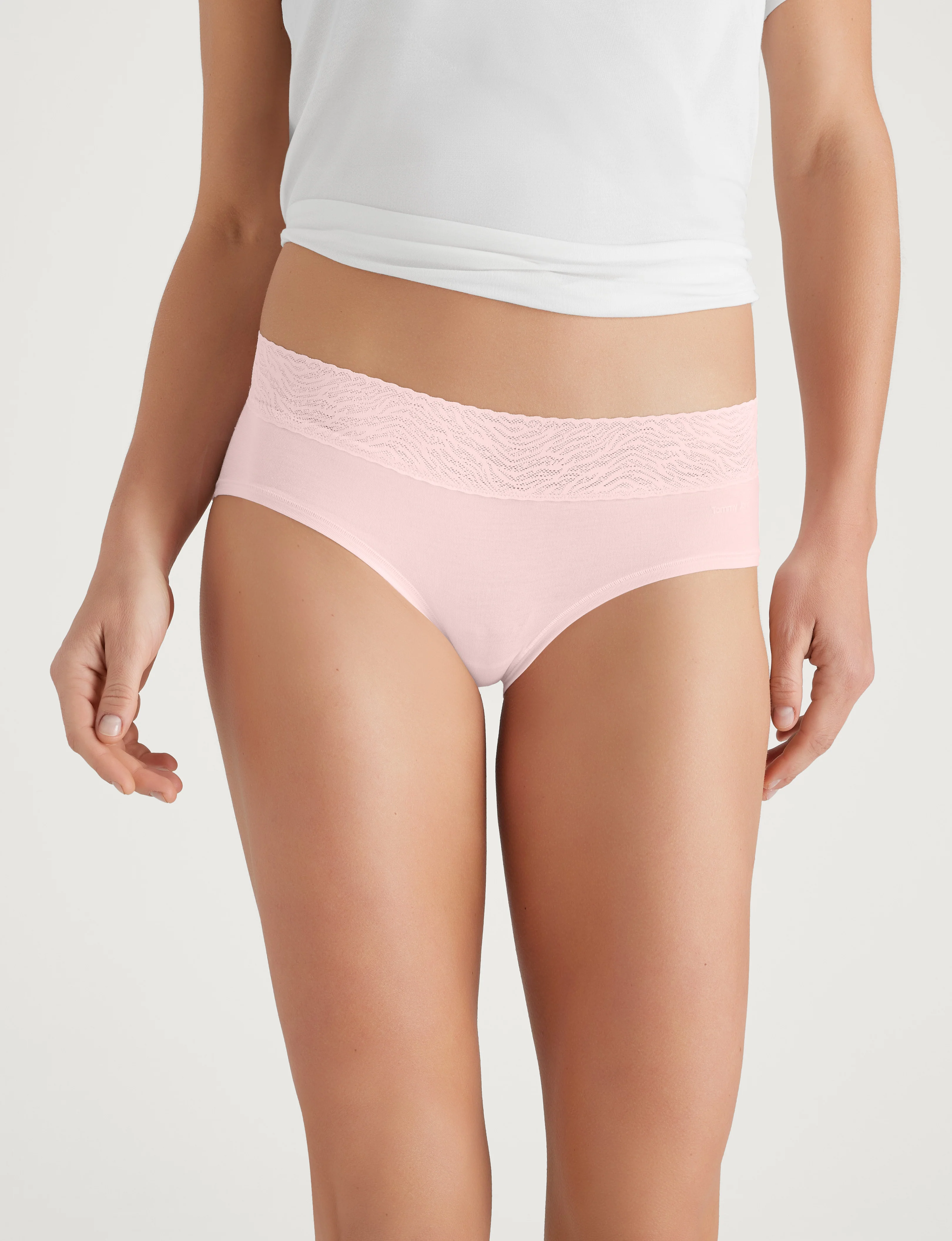 Women's Cool Cotton Brief, Lace Waist (5-Pack) - Image 3