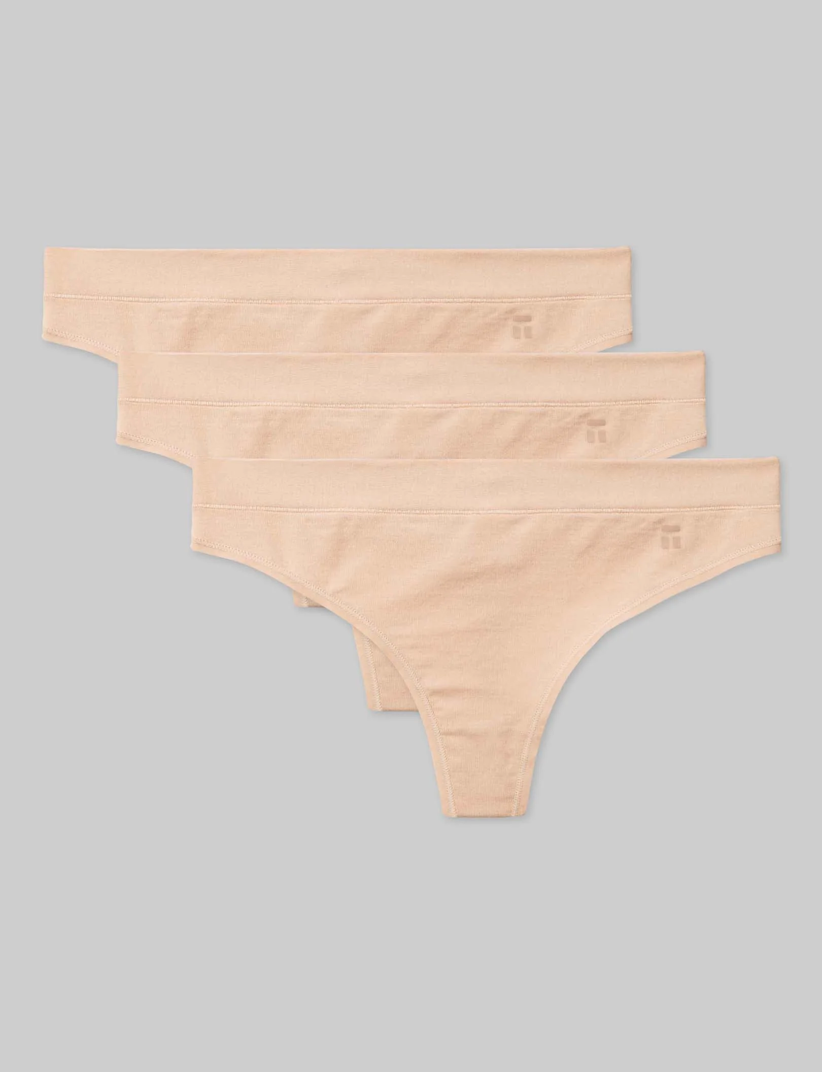 Women's Cool Cotton Thong (3-Pack) - Image 4