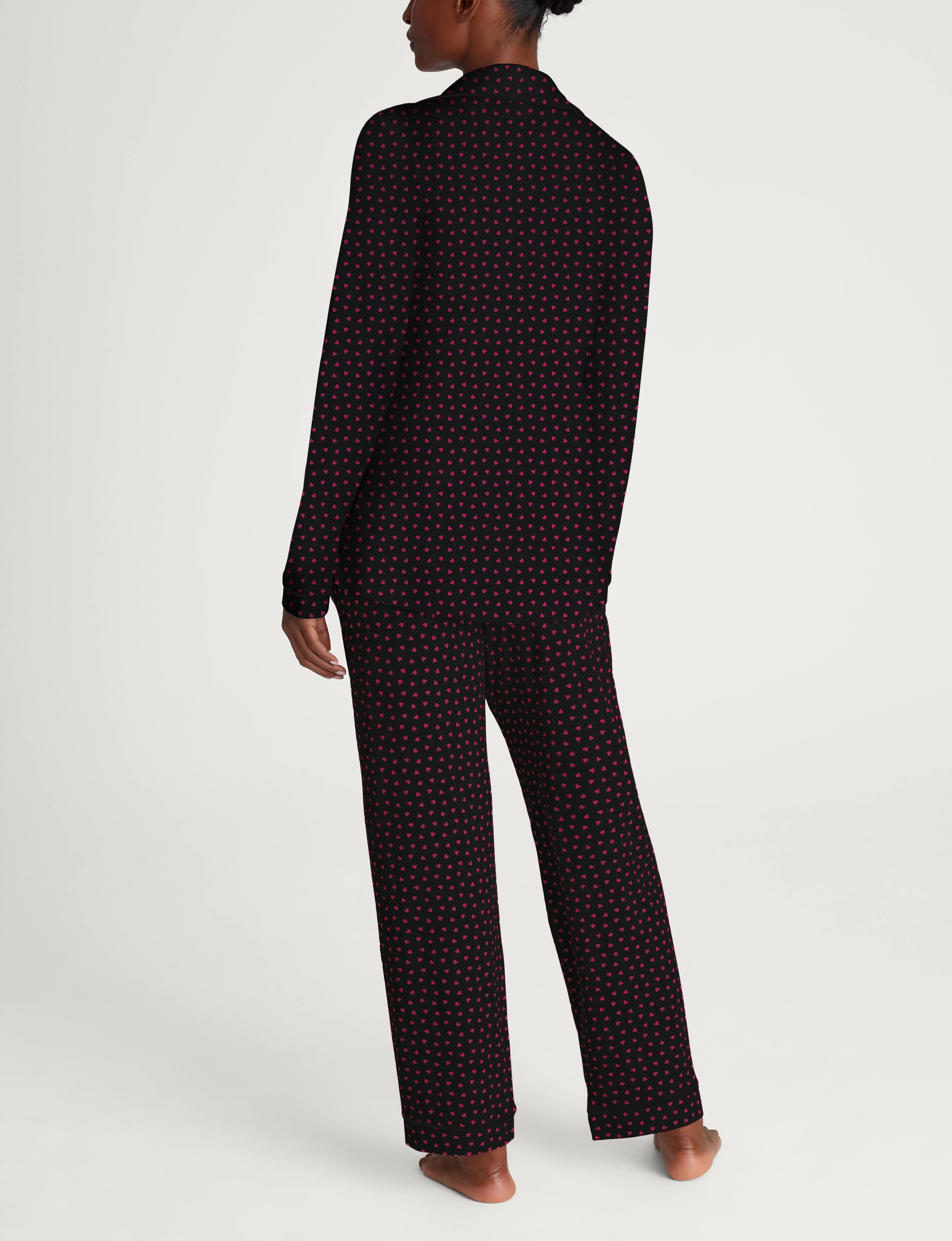 Women's Downtime Long Sleeve Pajama Top & Pant Set - Image 29