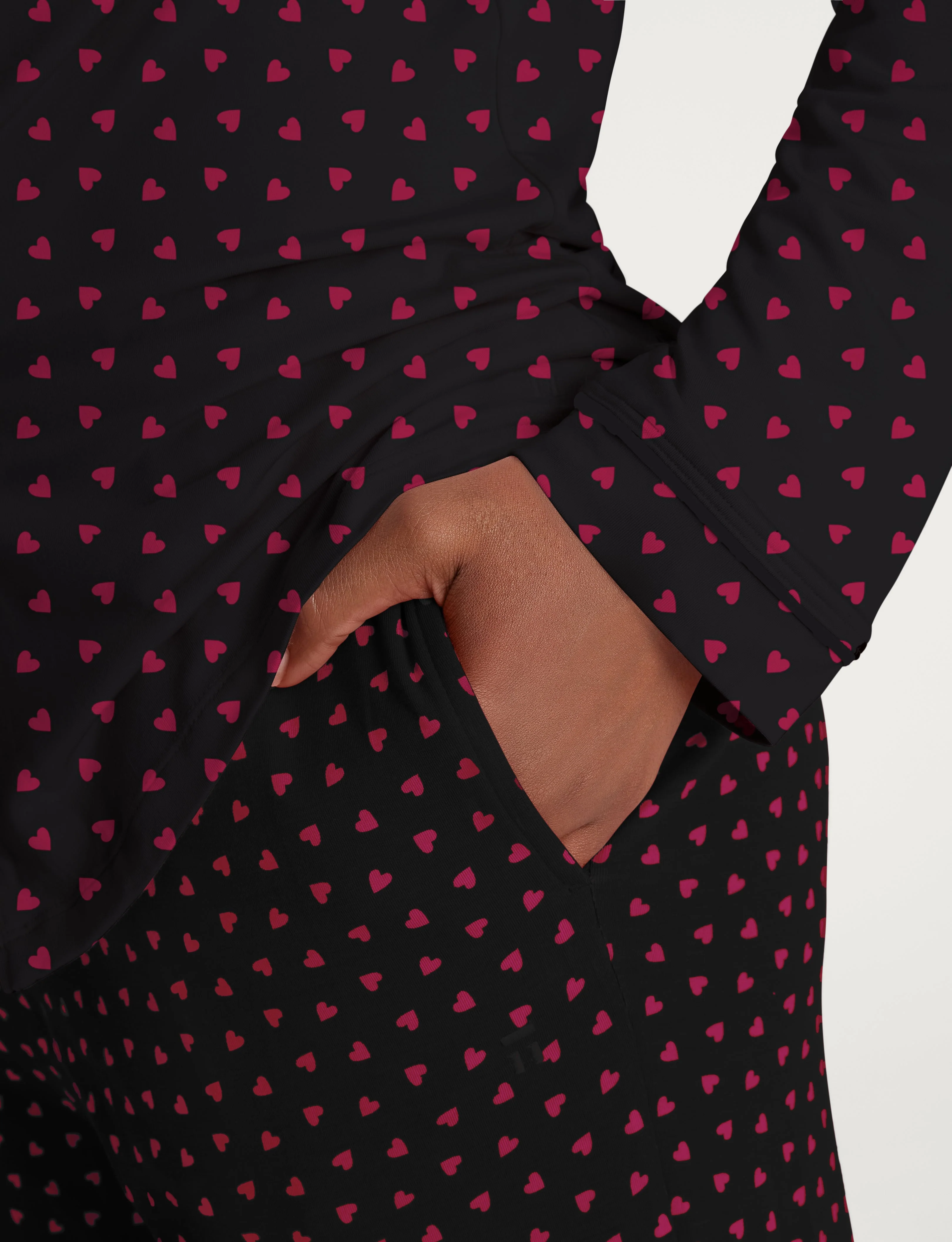 Women's Downtime Long Sleeve Pajama Top & Pant Set - Image 30
