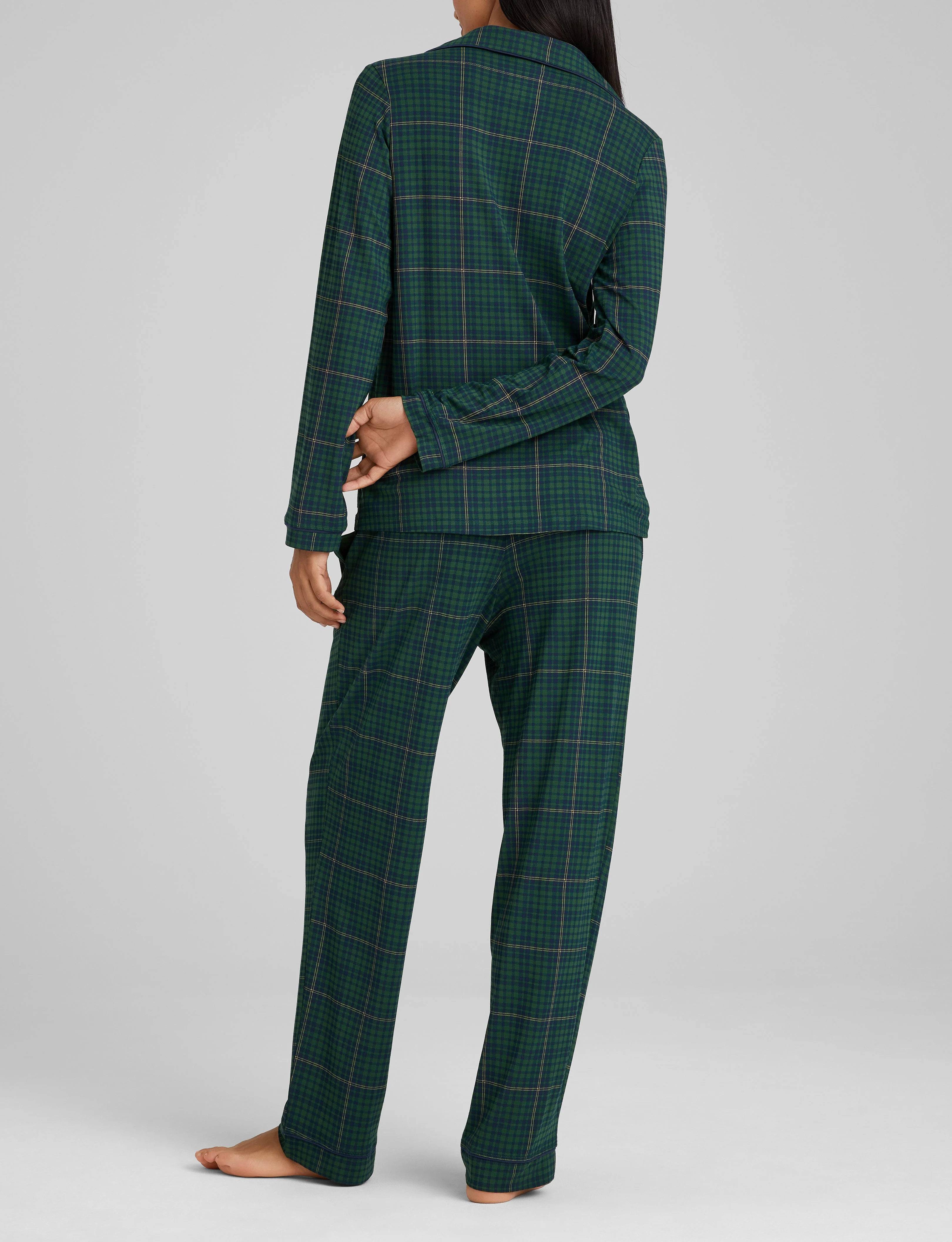 Women's Downtime Long Sleeve Pajama Top & Pant Set - Image 51