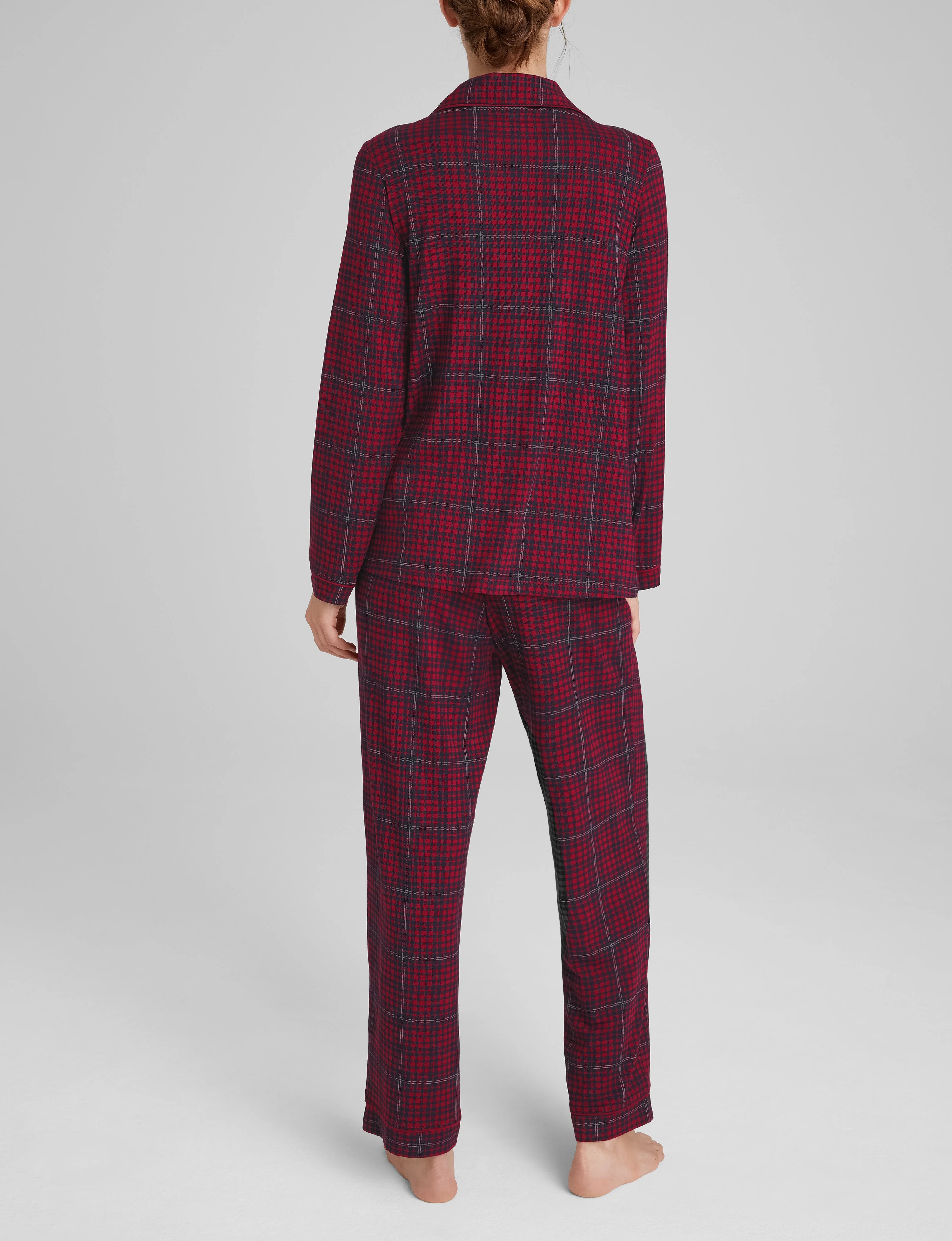 Women's Downtime Long Sleeve Pajama Top & Pant Set - Image 54