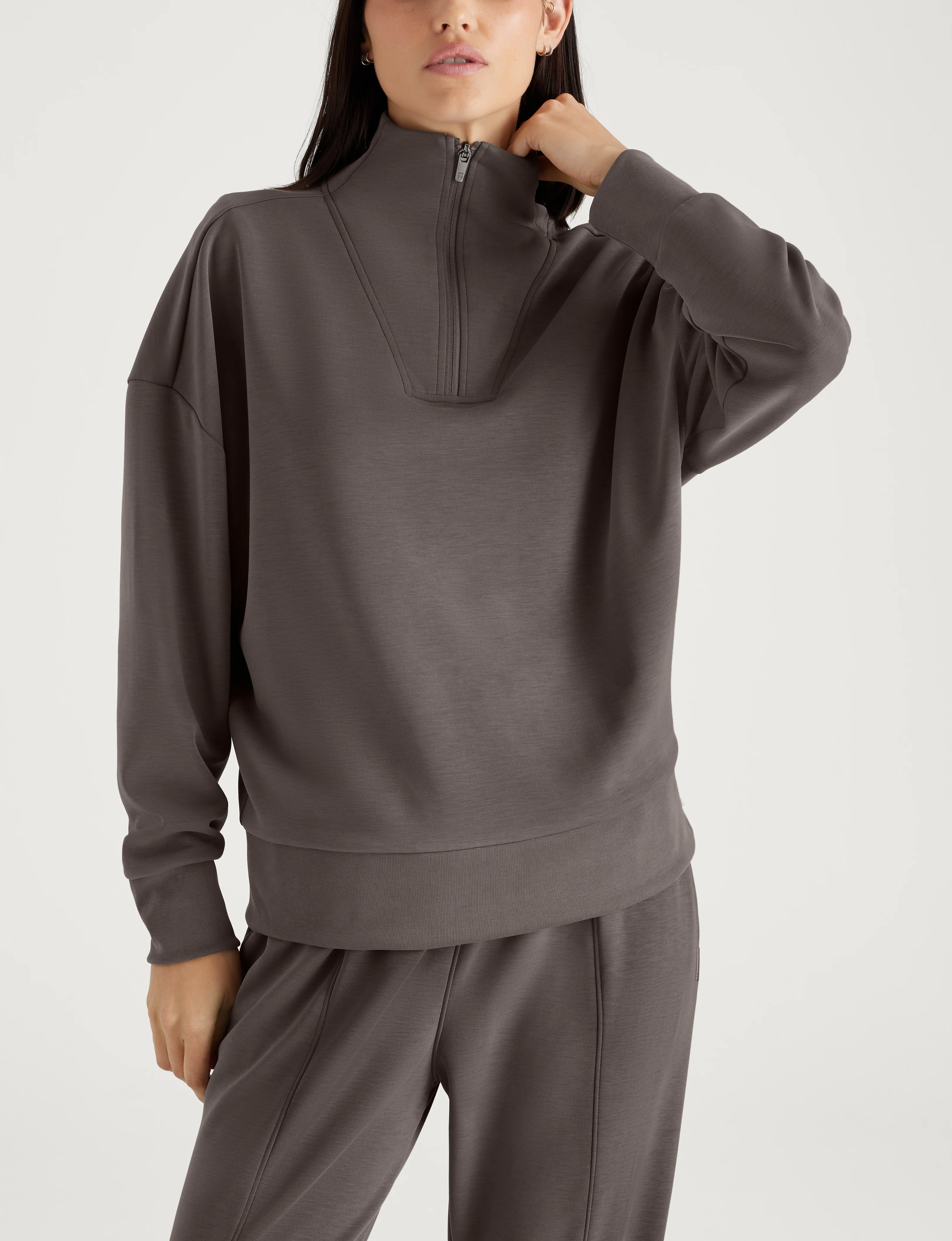 Women’s Luxe Traveler Knit Quarter-Zip - Image 2