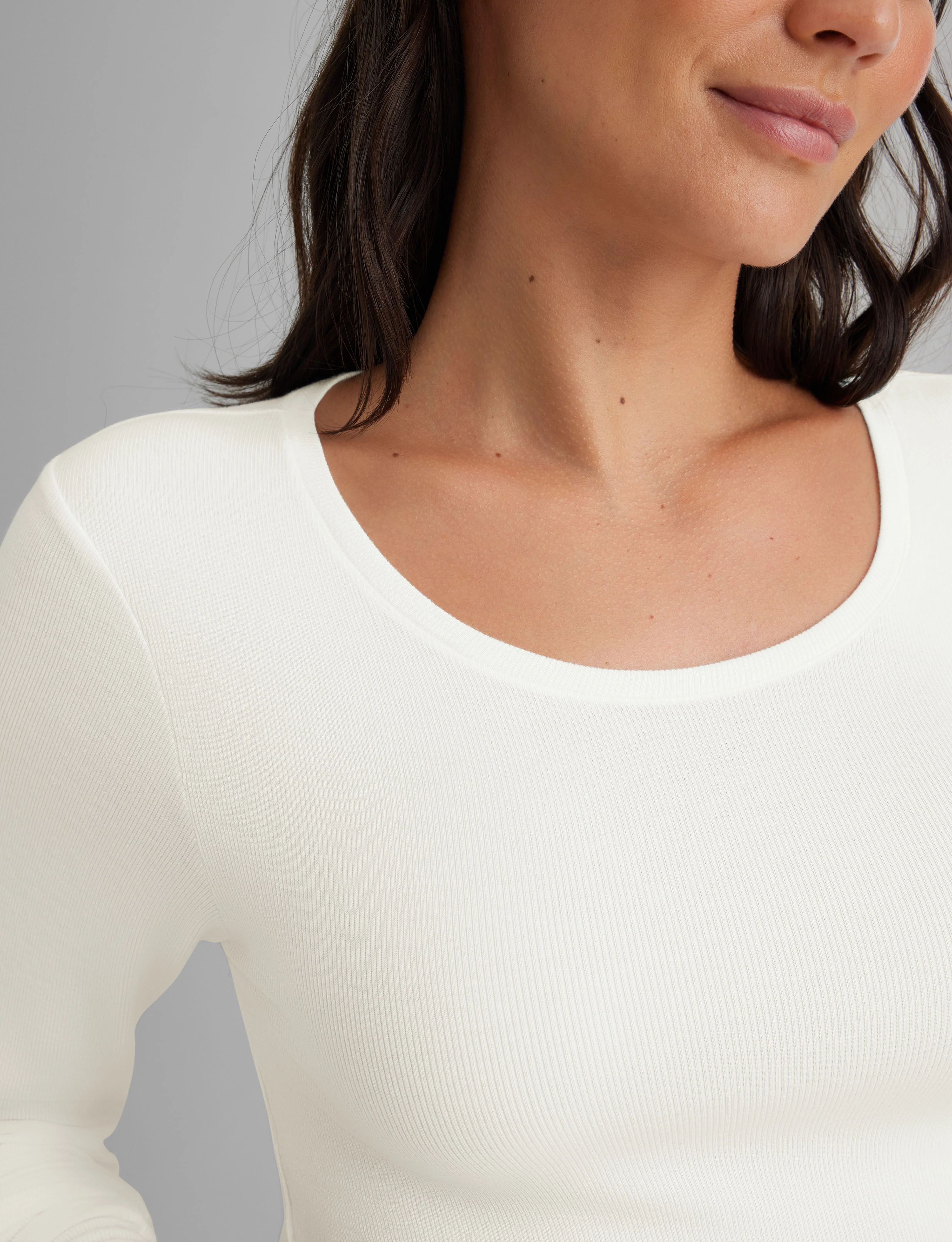 Women's Micro Rib Long Sleeve Tee (2-Pack) - Image 7