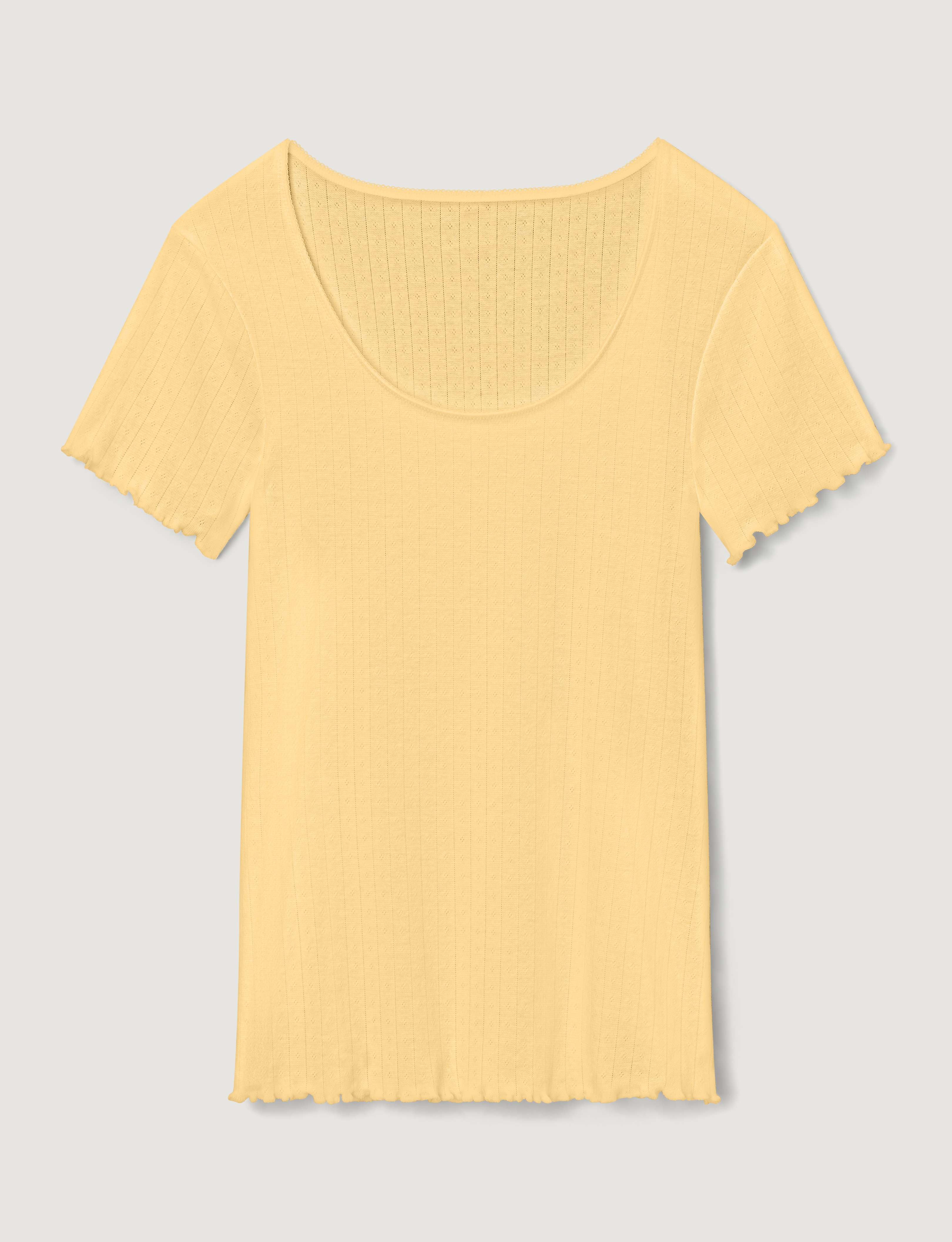 Women's Cotton Pointelle Rib Tee - Image 20