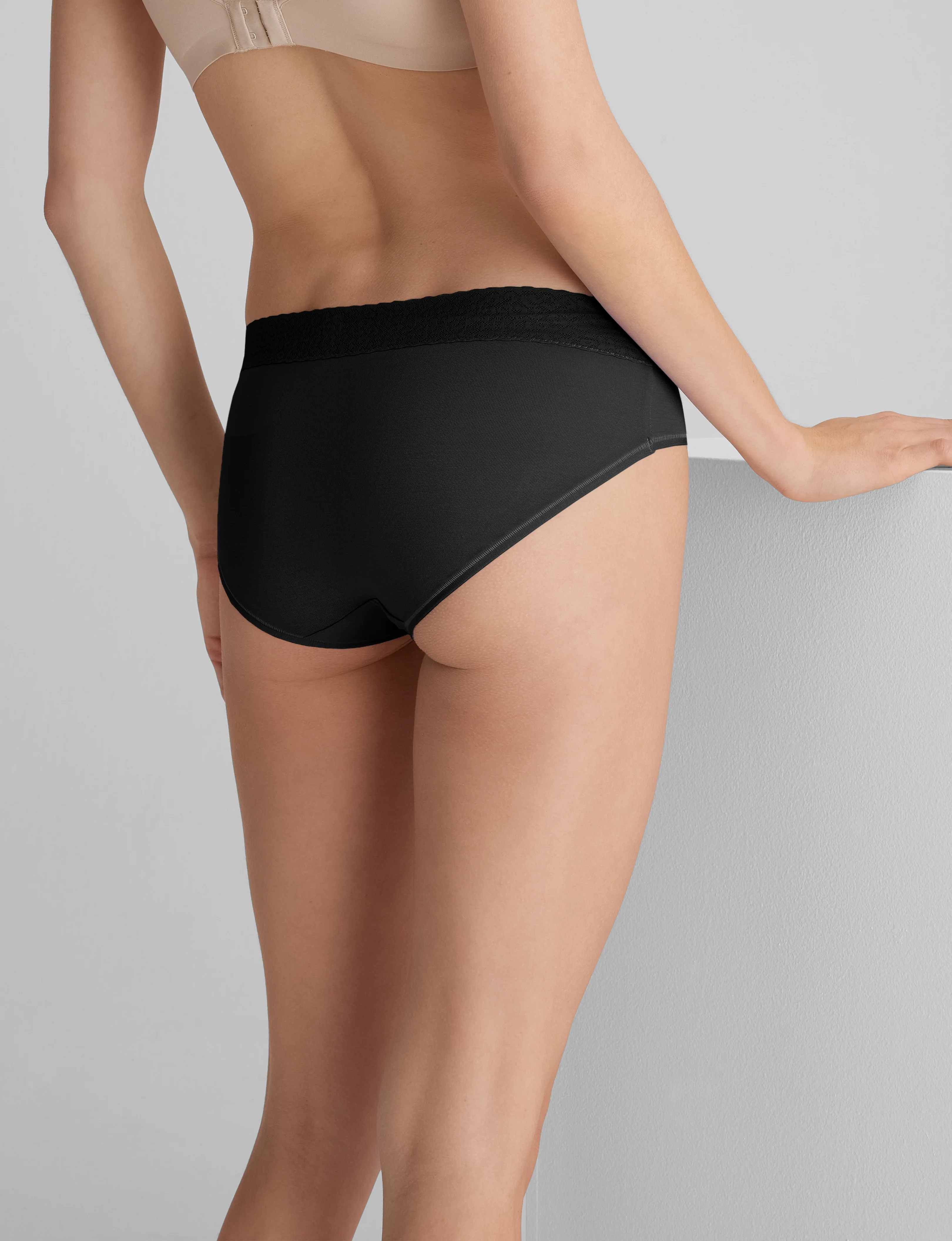 Women's Second Skin Brief, Lace Waist - Image 7