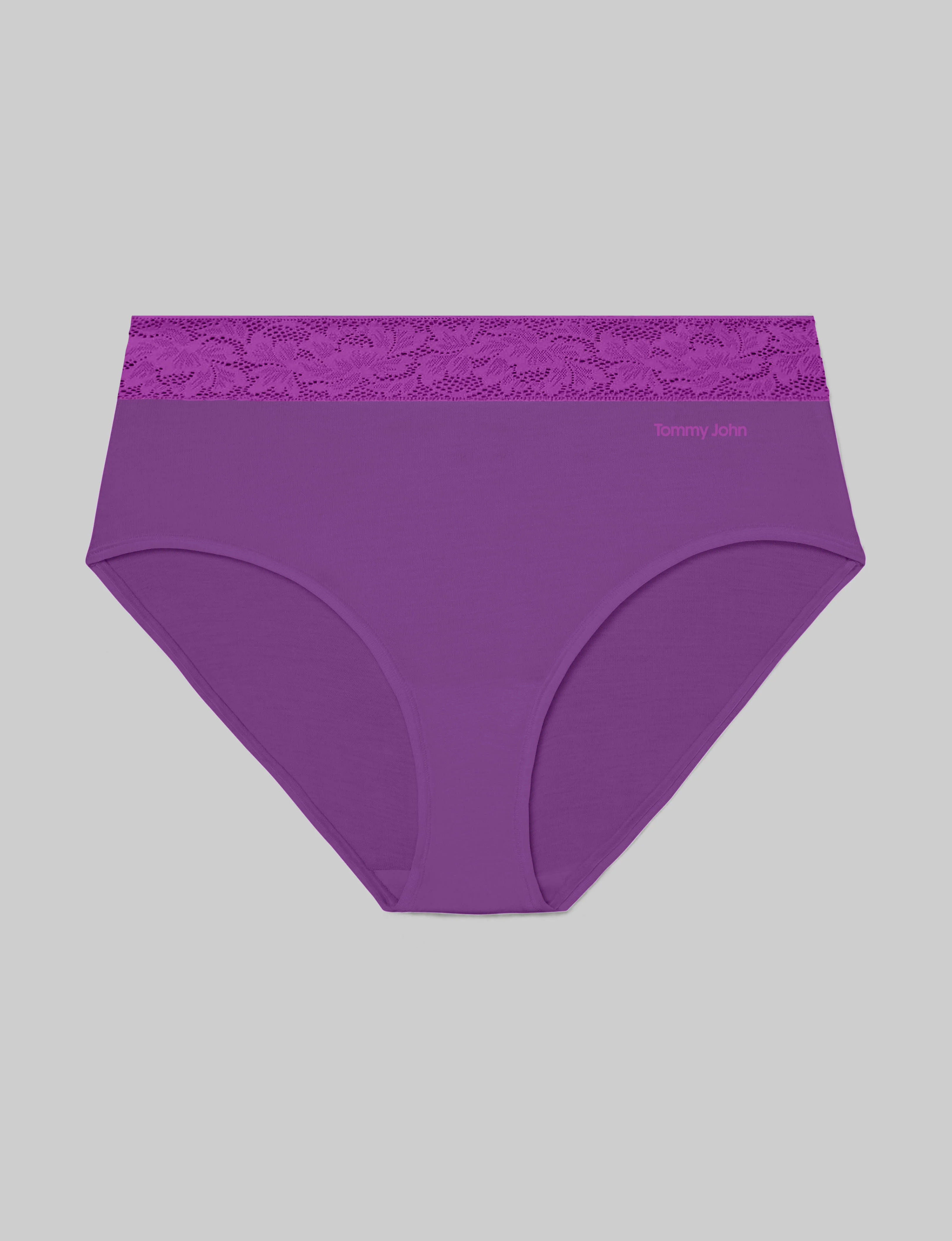Women's Second Skin High Rise Brief, Lace Waist - Image 11