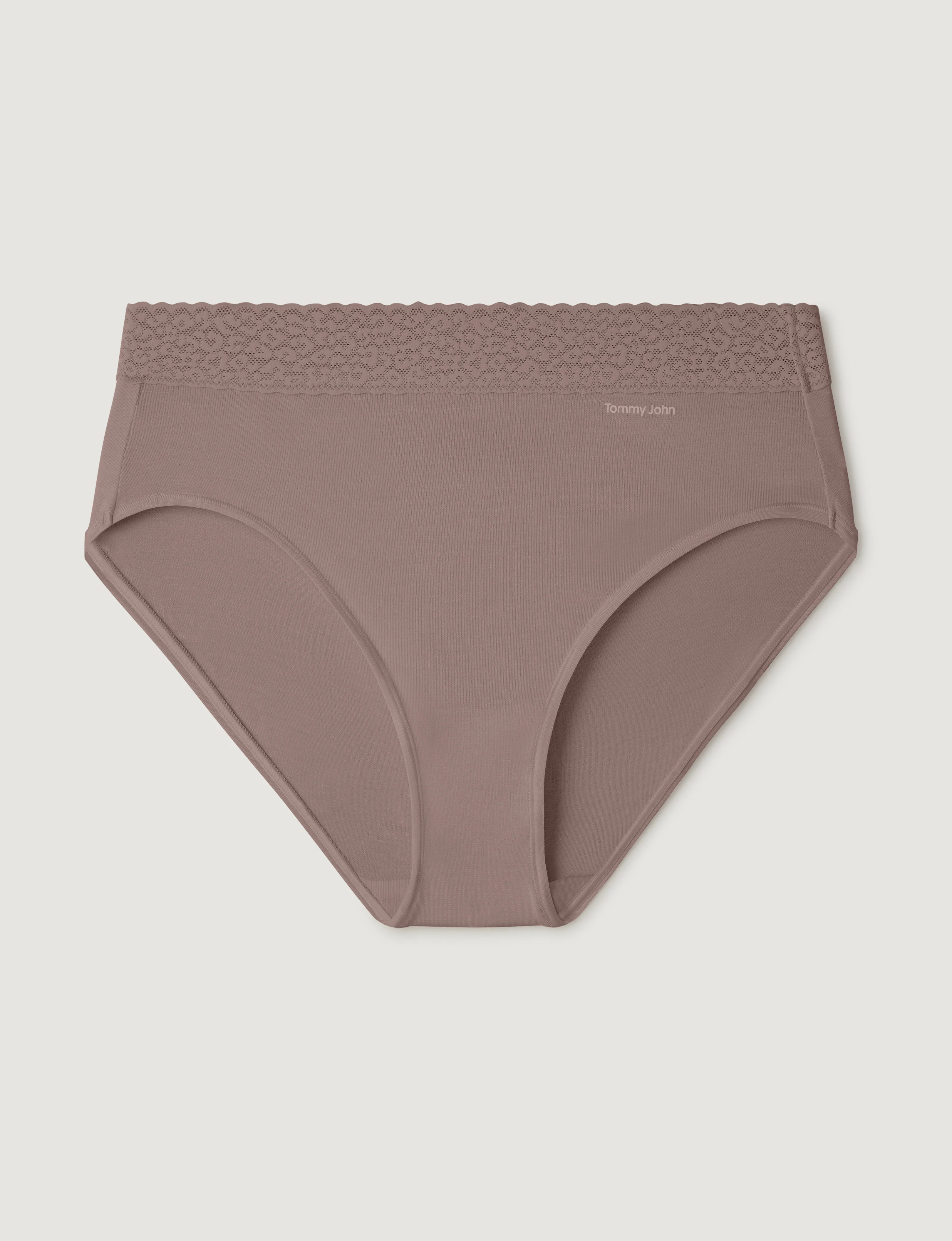 Women's Second Skin High Rise Brief, Lace Waist - Image 32