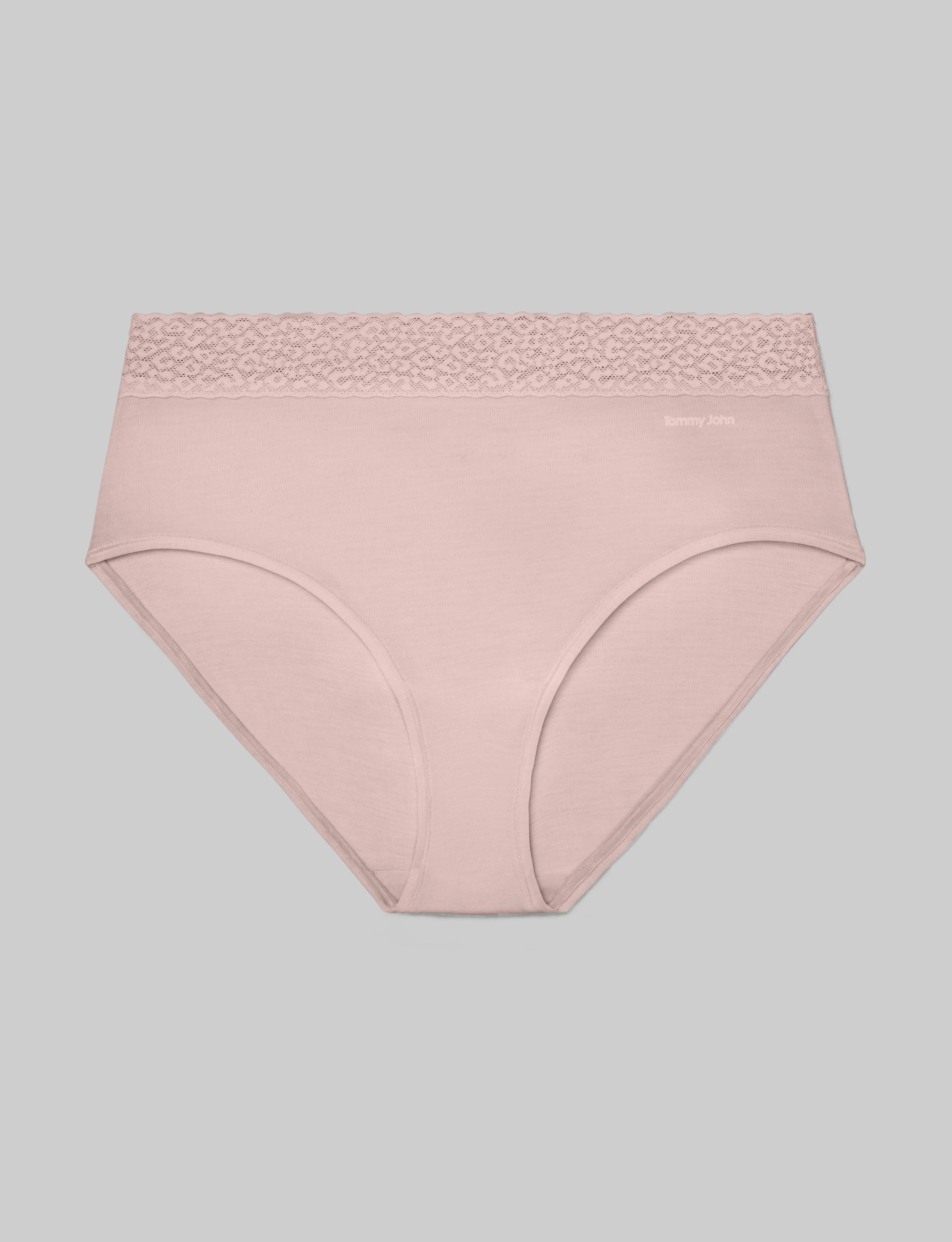 Women's Second Skin High Rise Brief, Lace Waist - Image 35