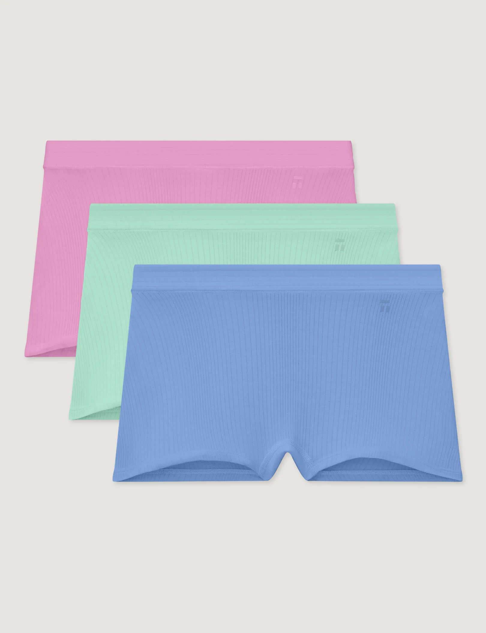 Women's Second Skin Luxe Rib Boyshort (3-Pack) - Image 6