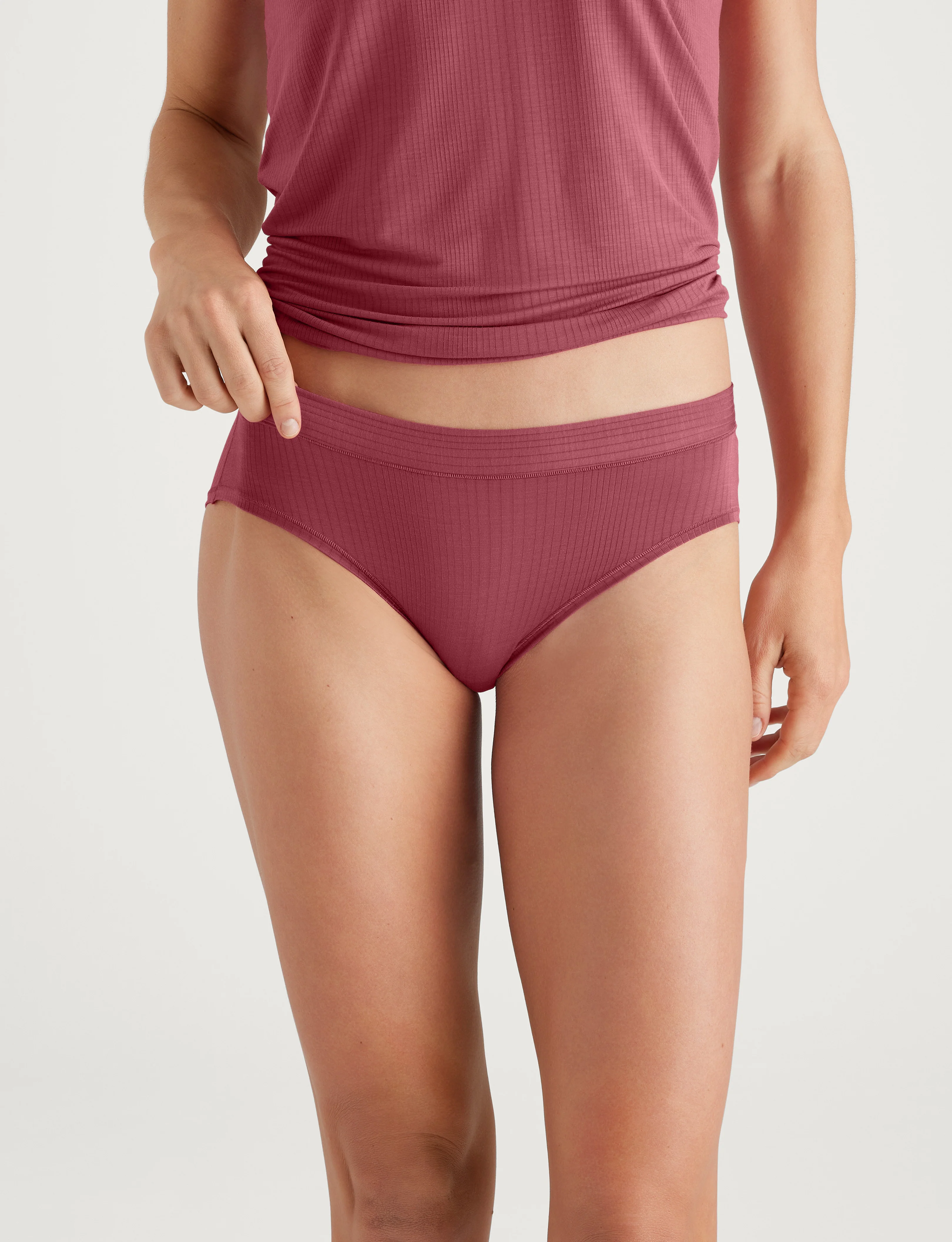 Women's Second Skin Luxe Rib Brief - Image 22