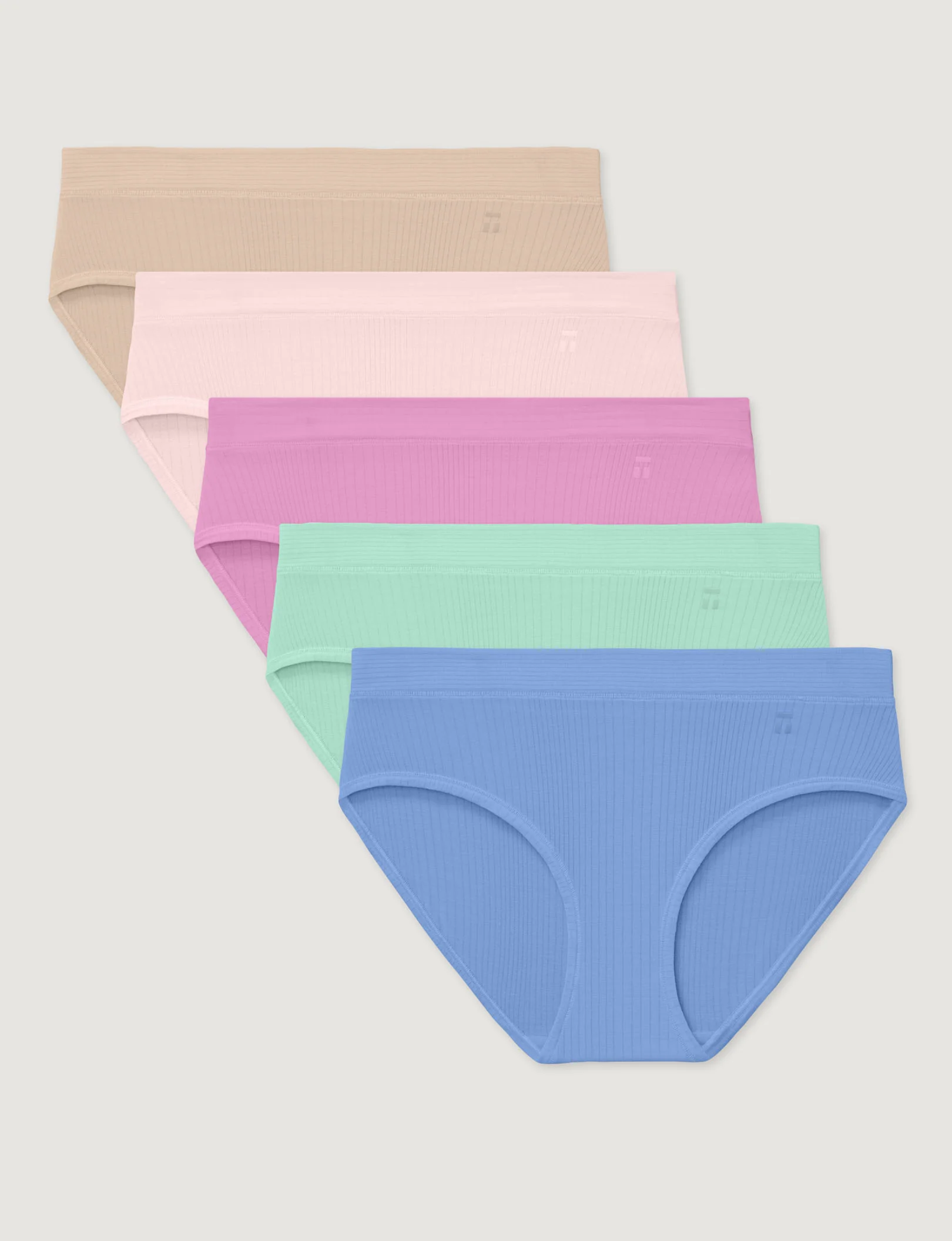 Women's Second Skin Luxe Rib Brief (5-Pack) - Image 6