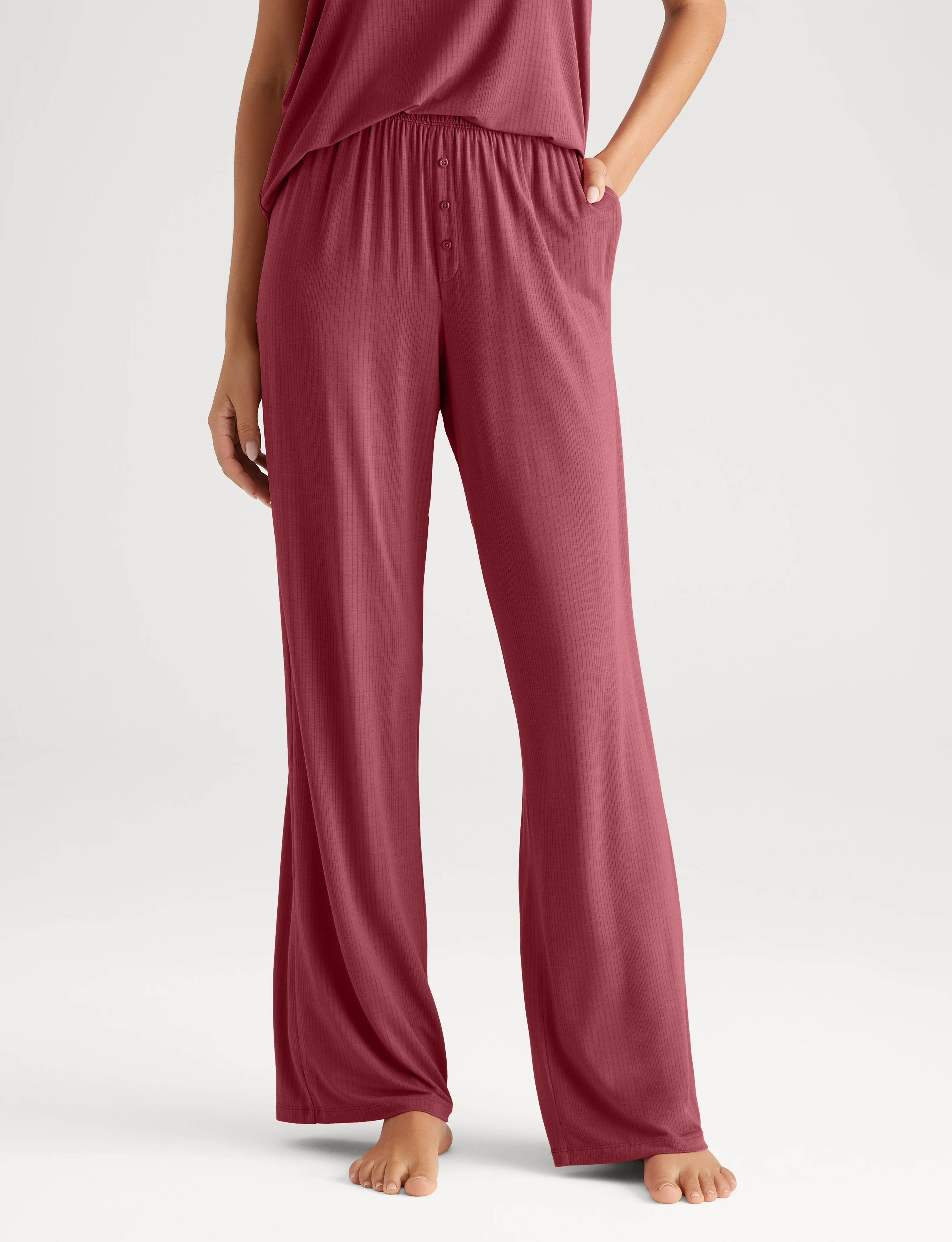 Women's Second Skin Luxe Rib Pant - Image 9