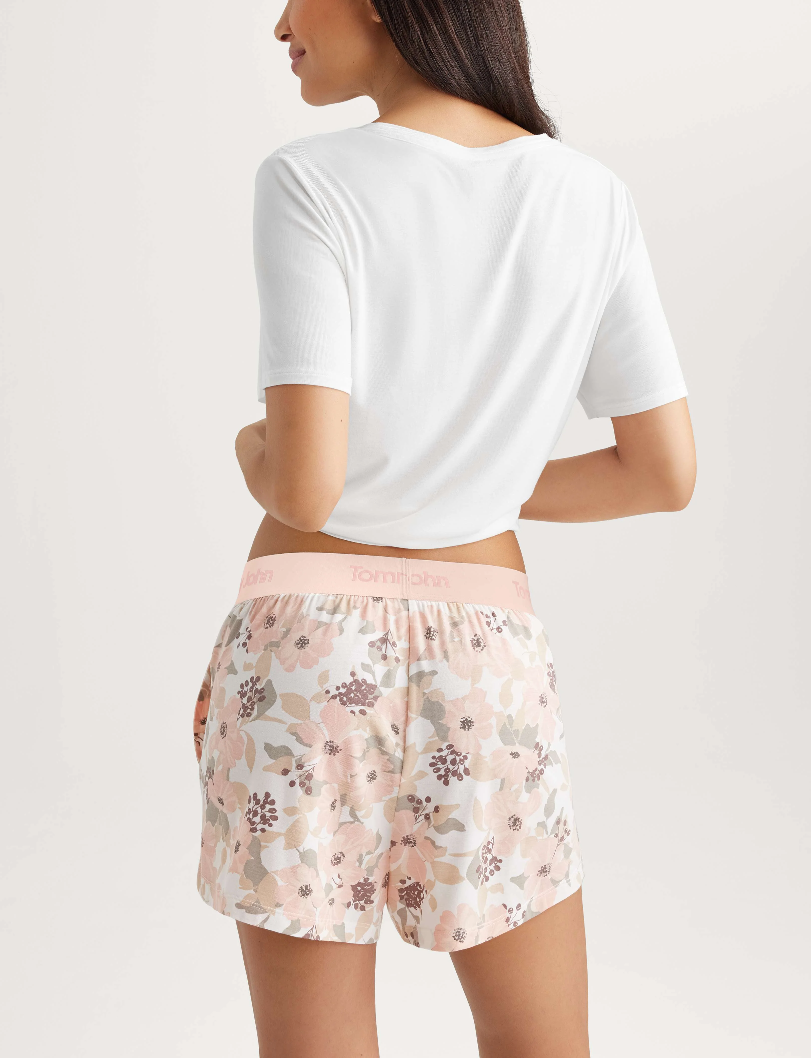 Women's Second Skin Sleep Pocket Tee & Short Set - Image 24