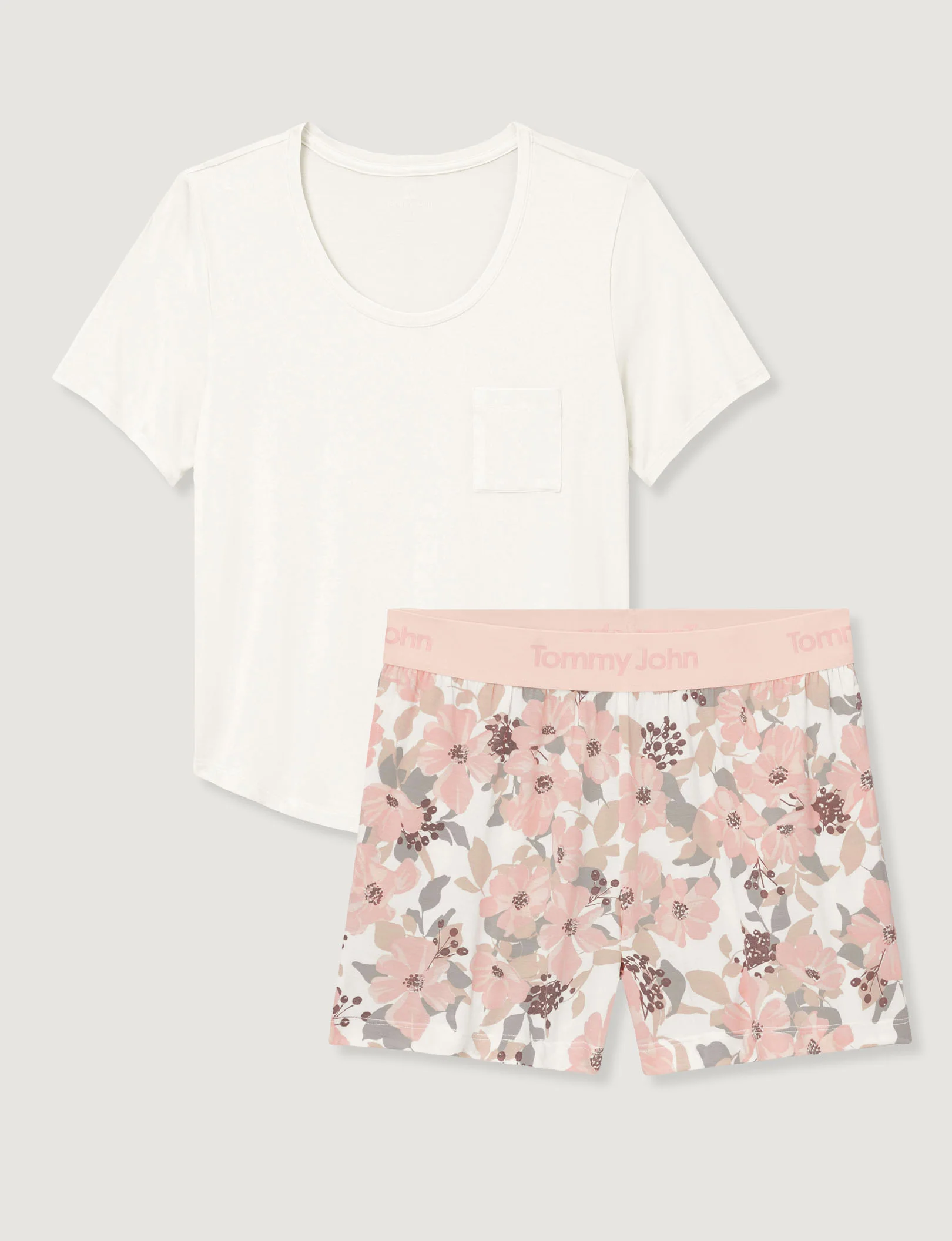 Women's Second Skin Sleep Pocket Tee & Short Set - Image 3