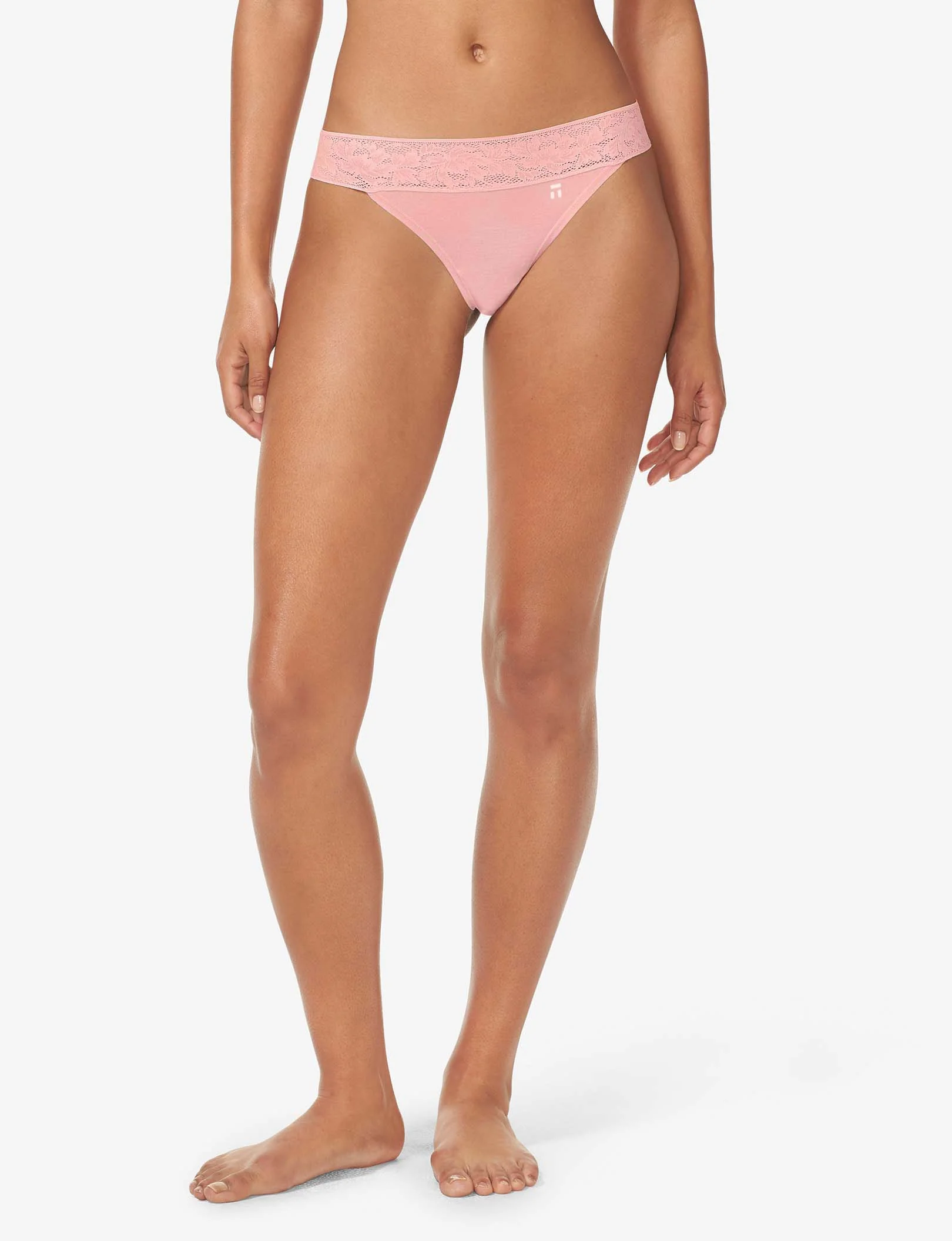 Women's Second Skin Thong, Lace Waist - Image 135