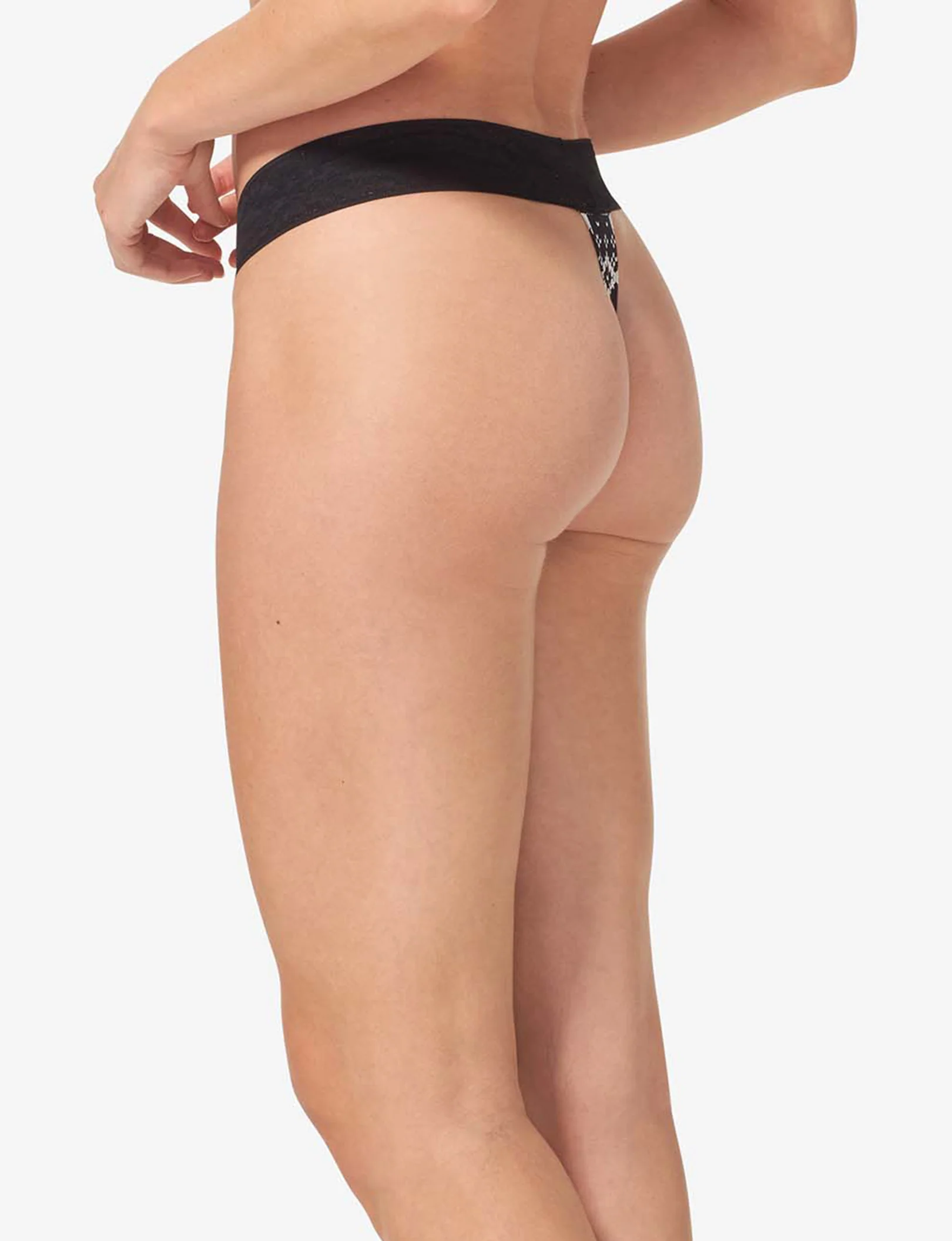 Women's Second Skin Thong, Lace Waist - Image 93