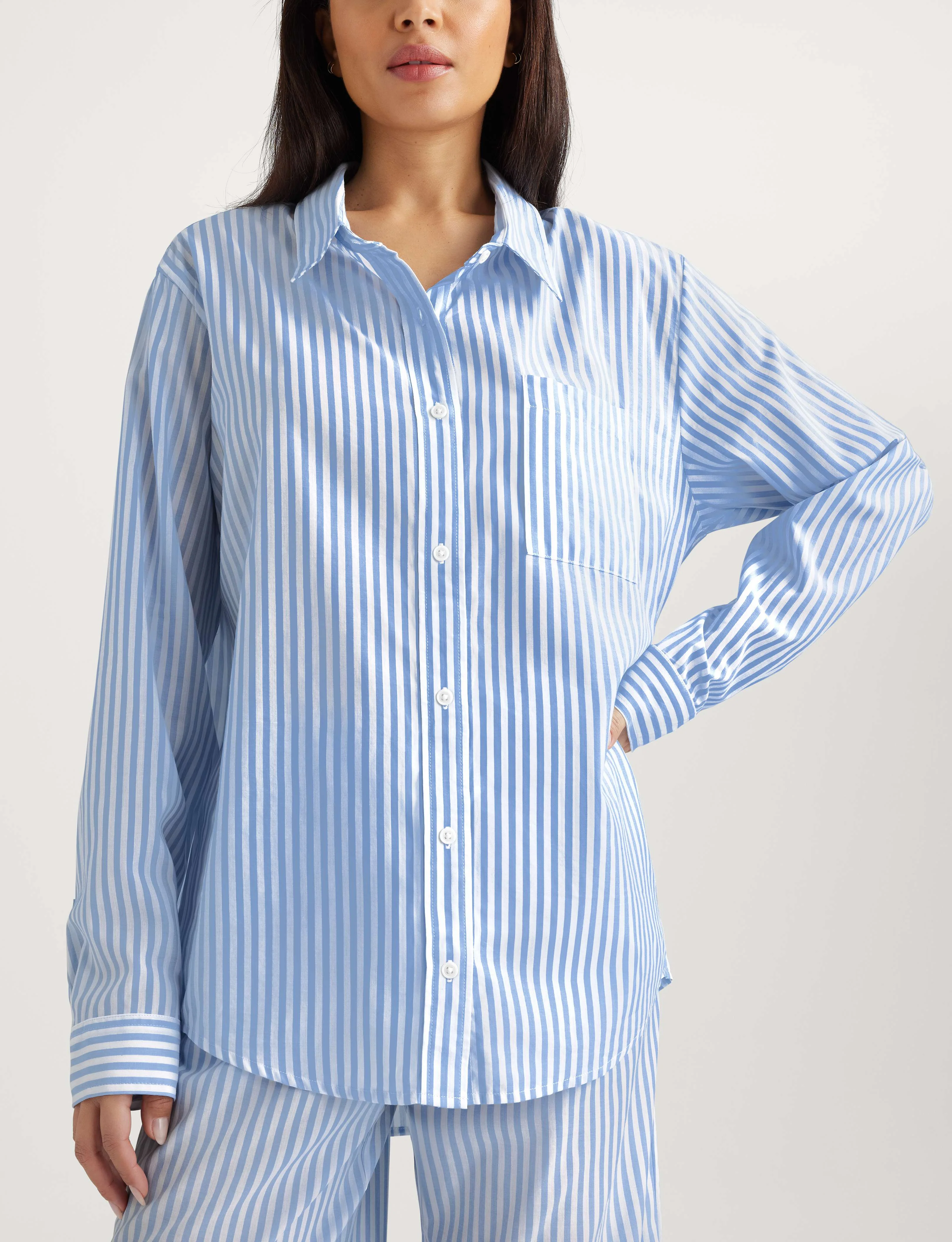 Women's Woven Button Down Shirt - Image 4